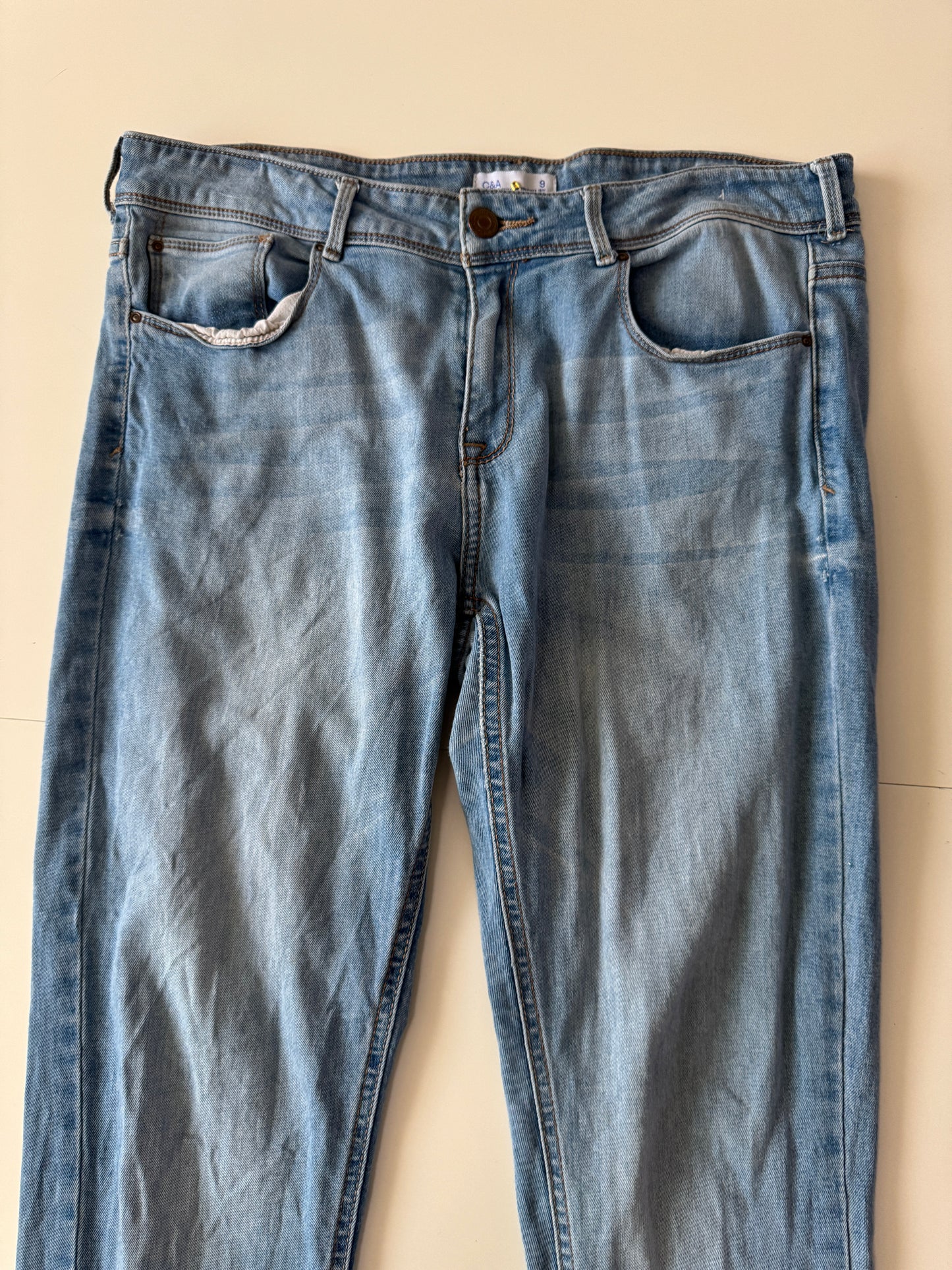 Skinny Jeans celestes, Talla 9, Mujer