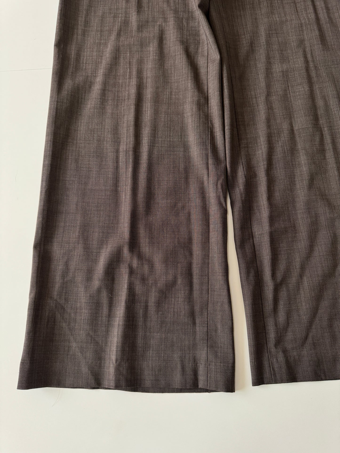 Pantalones cafe de vestir, Talla 12 Usa, Stretch, Mujer