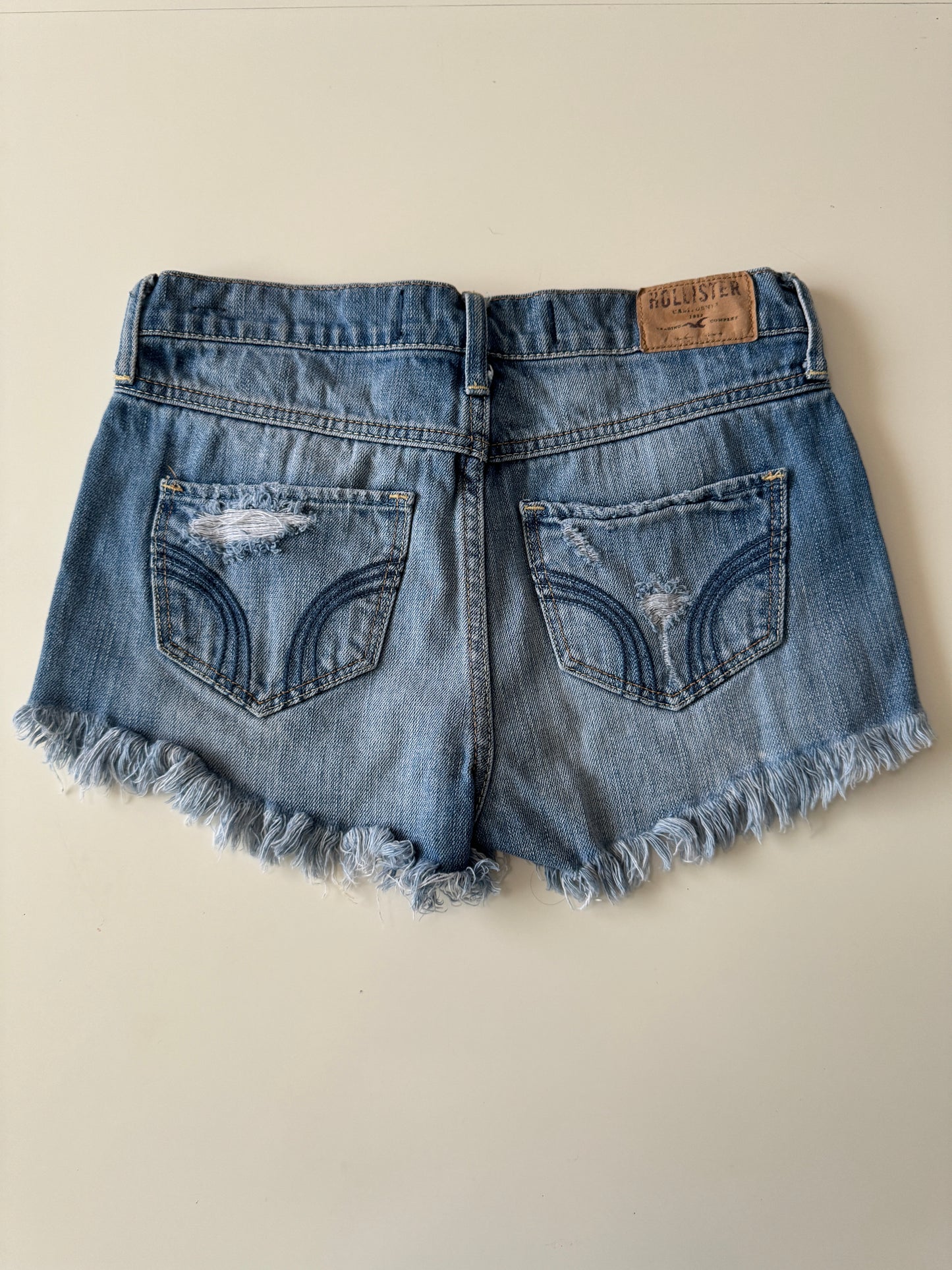 Mini shorts distress, Talla 0 Eua, 24Mx, XS, Mujer
