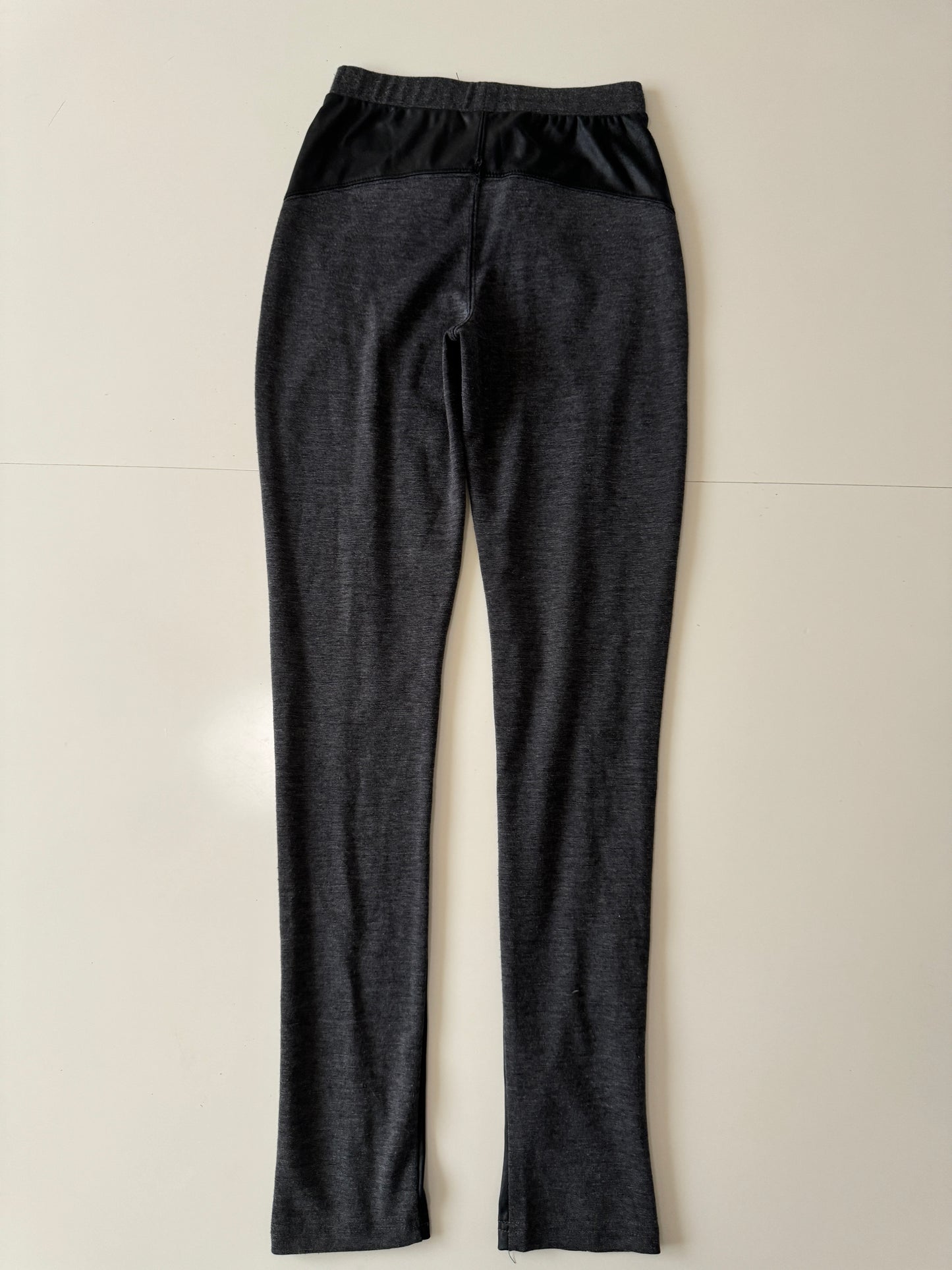 Leggins con vinipiel, Talla S, Mujer