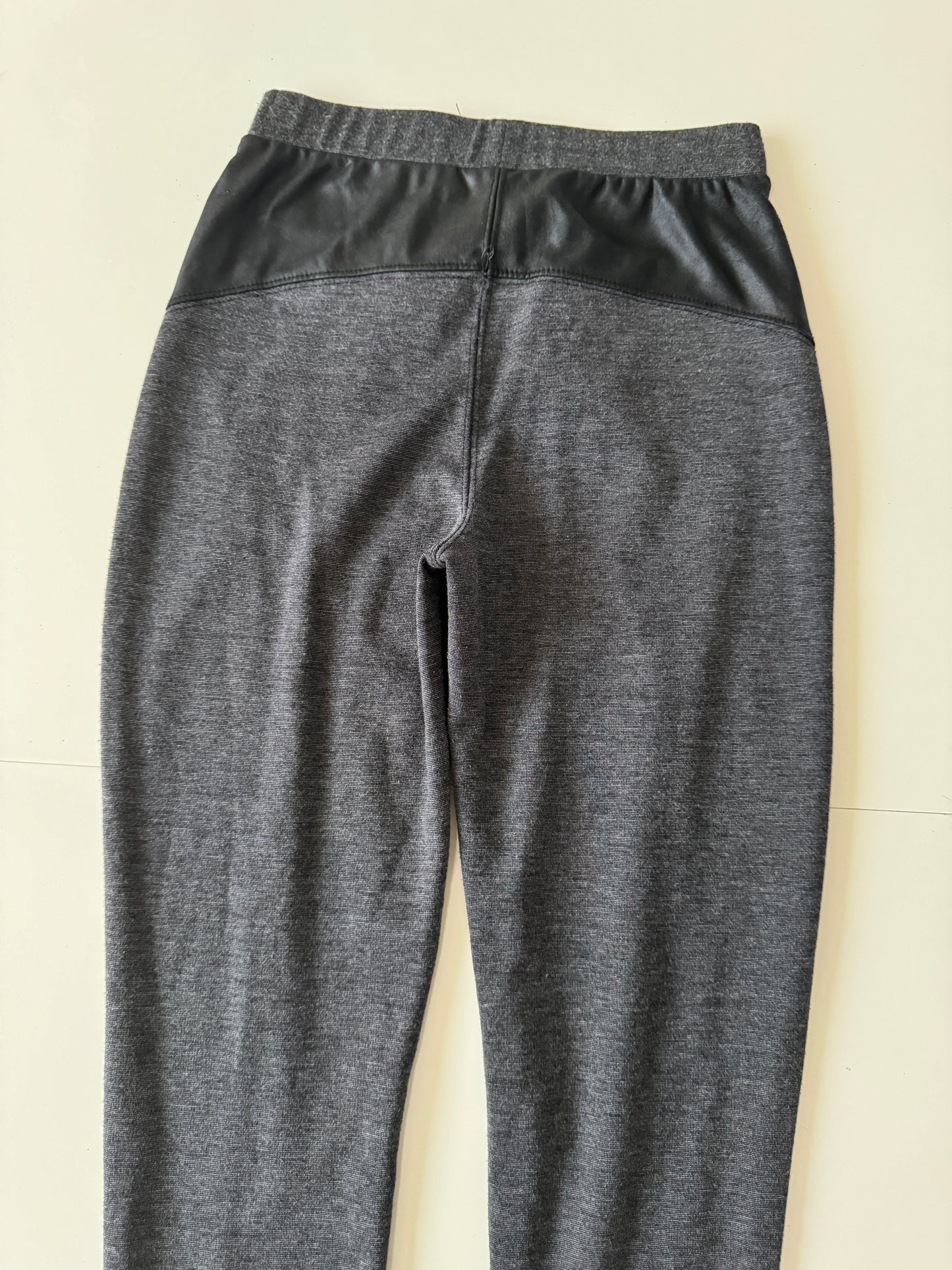 Leggins con vinipiel, Talla S, Mujer