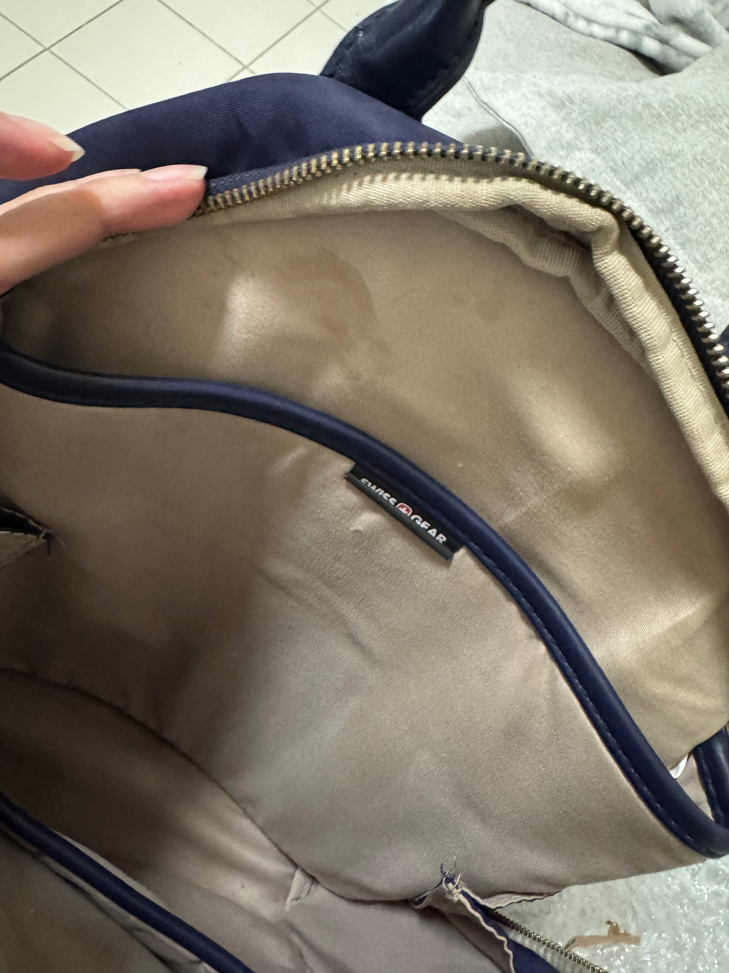 Mochila azul para laptop, Marca Swiss Gear
