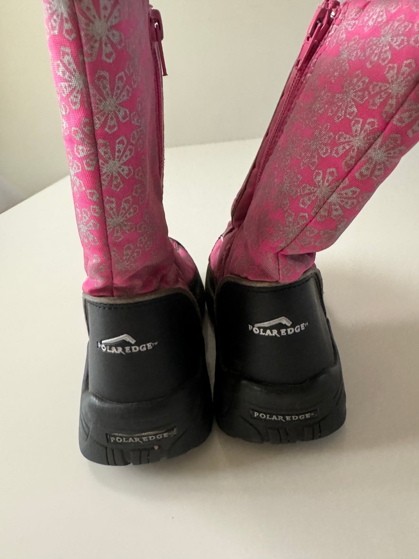 Botas invernales rosas, Talla 2Mx, Niña
