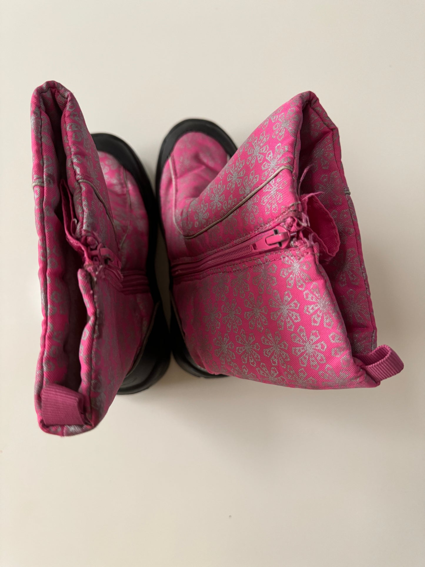 Botas invernales rosas, Talla 2Mx, Niña