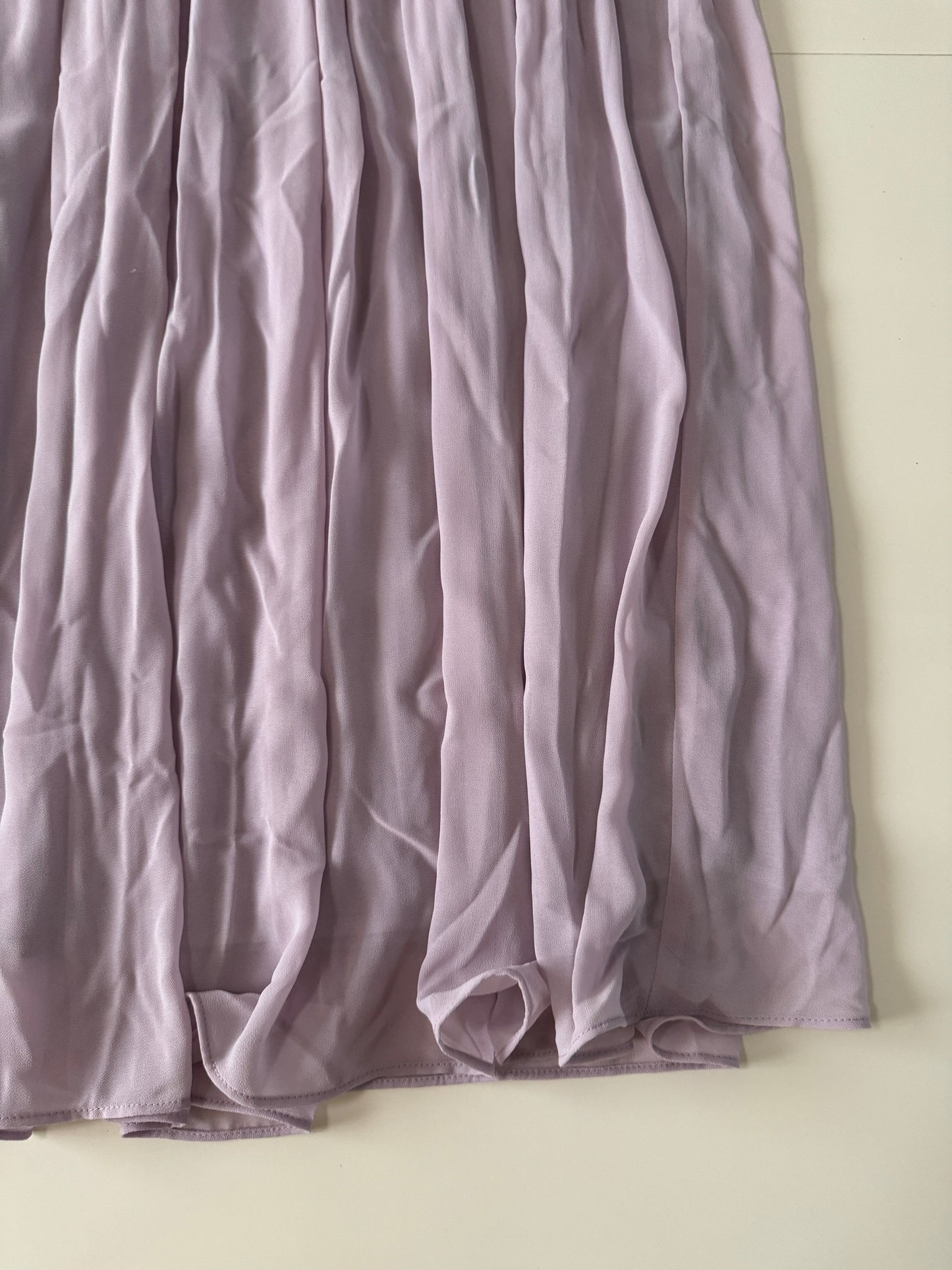 Falda de tablones lila, Talla XL, Mujer