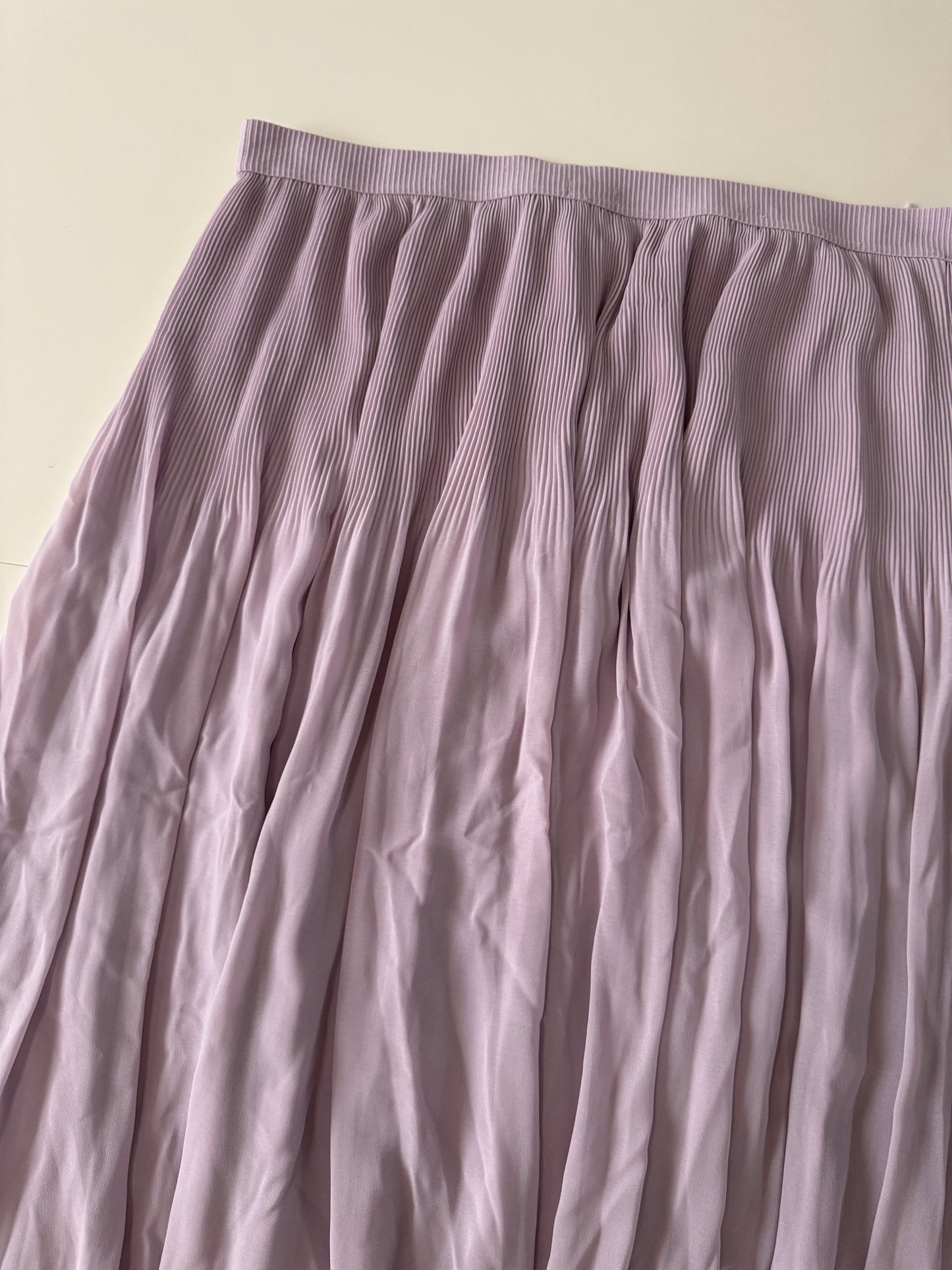 Falda de tablones lila, Talla XL, Mujer