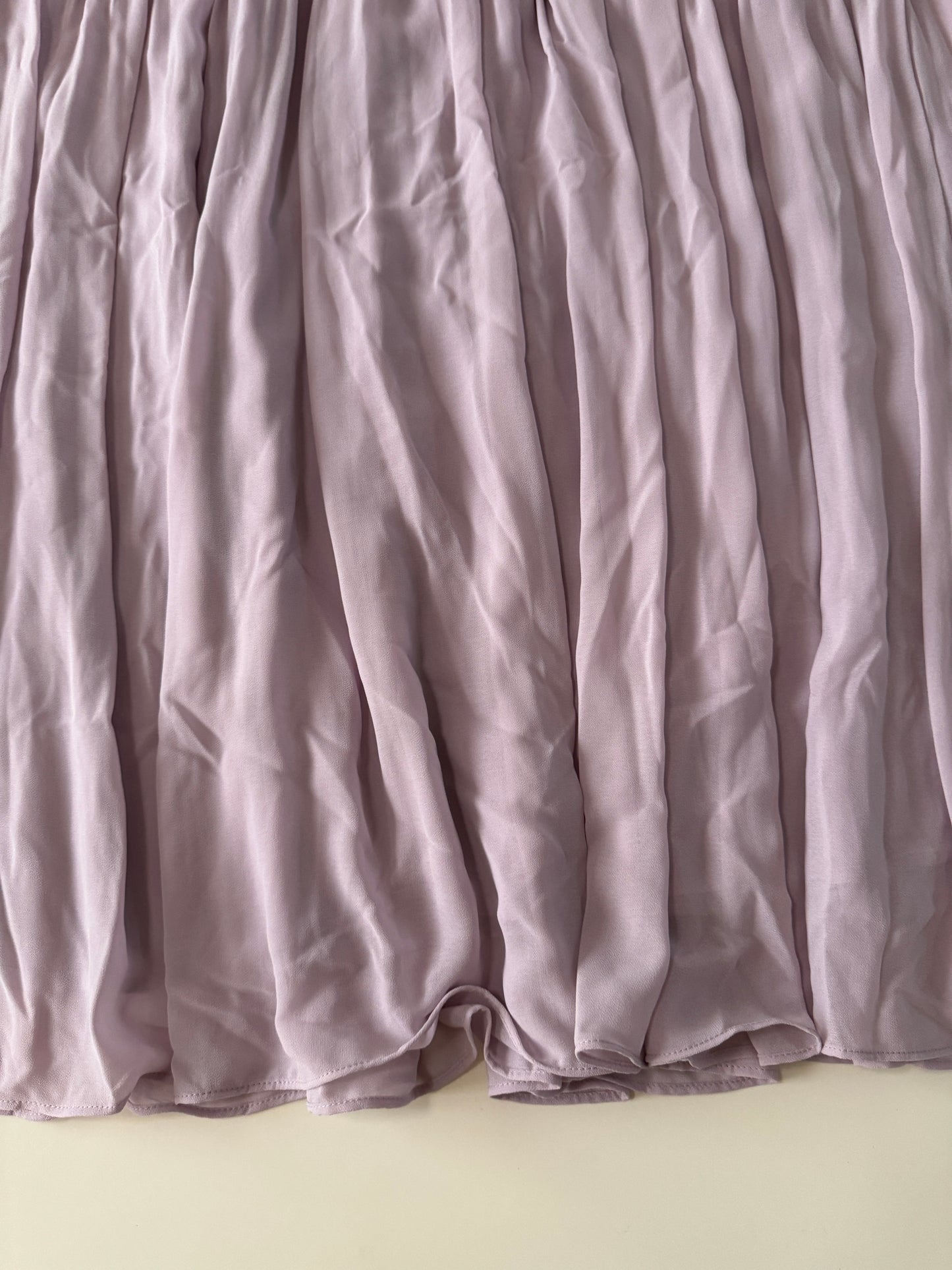 Falda de tablones lila, Talla XL, Mujer
