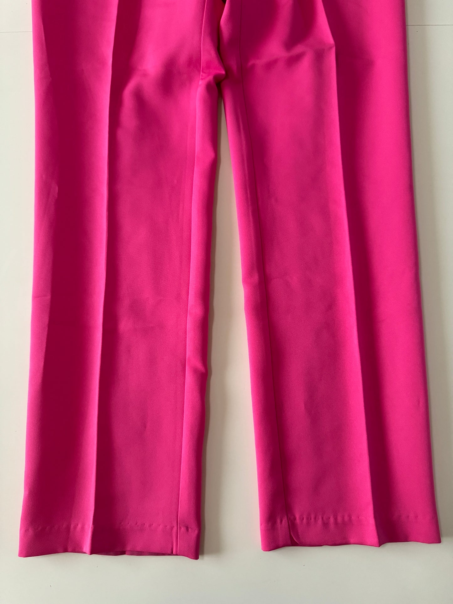 Pantalones rosas de vestir, Talla 36, XXL, Mujer