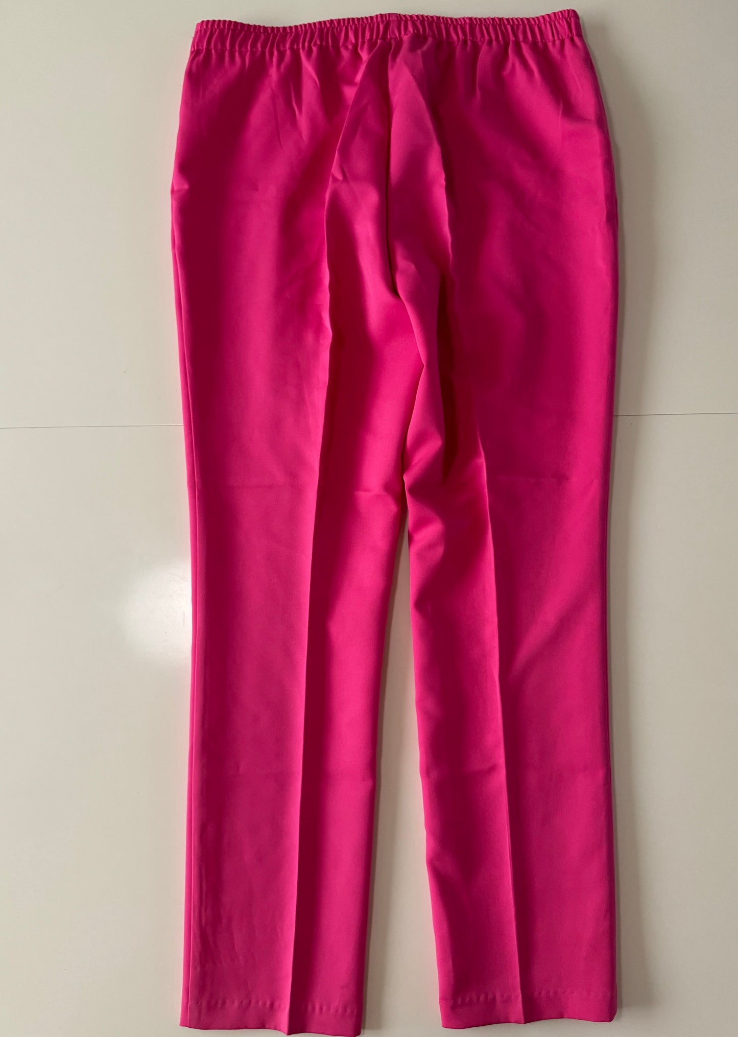 Pantalones rosas de vestir, Talla 36, XXL, Mujer