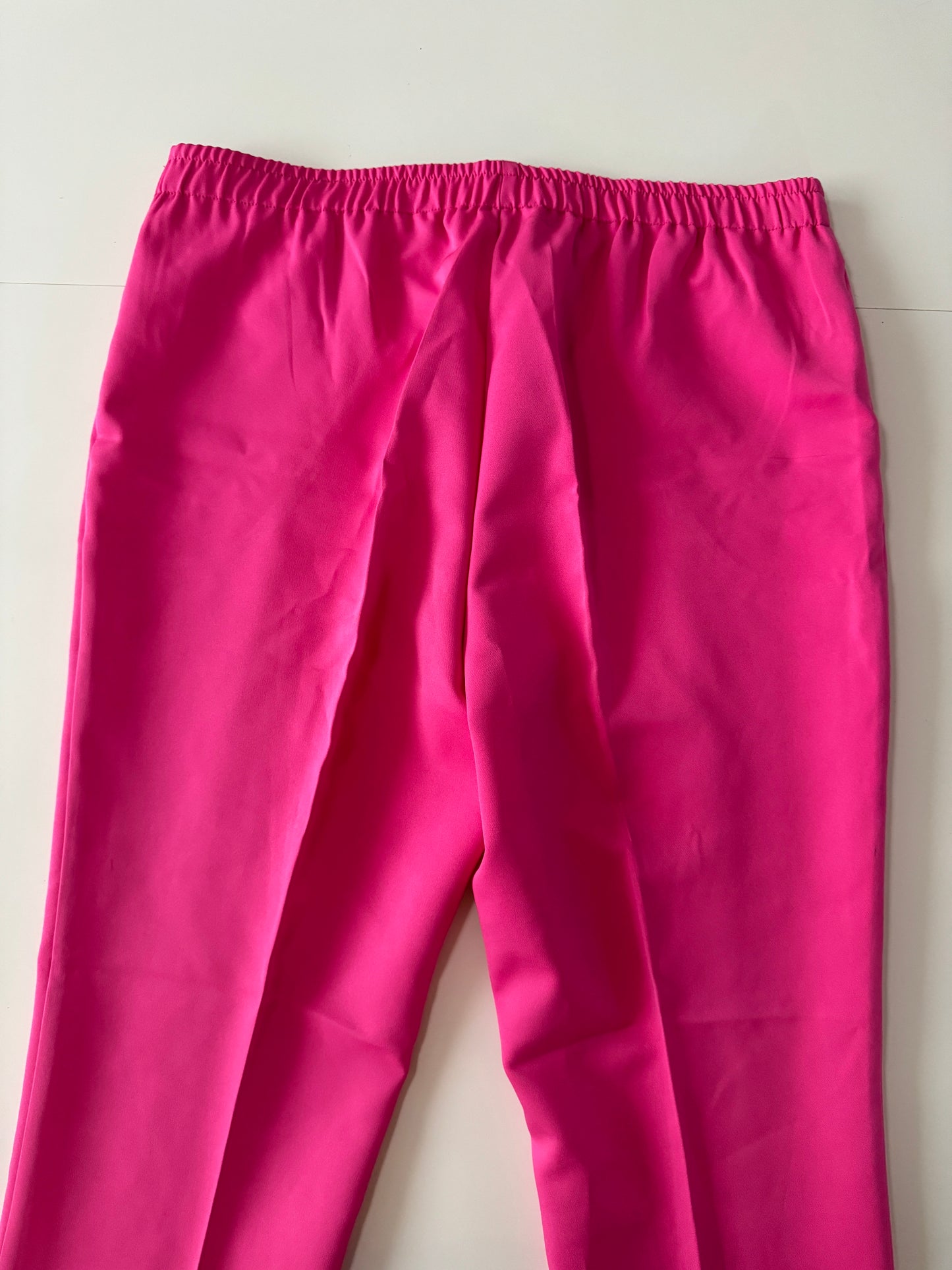 Pantalones rosas de vestir, Talla 36, XXL, Mujer