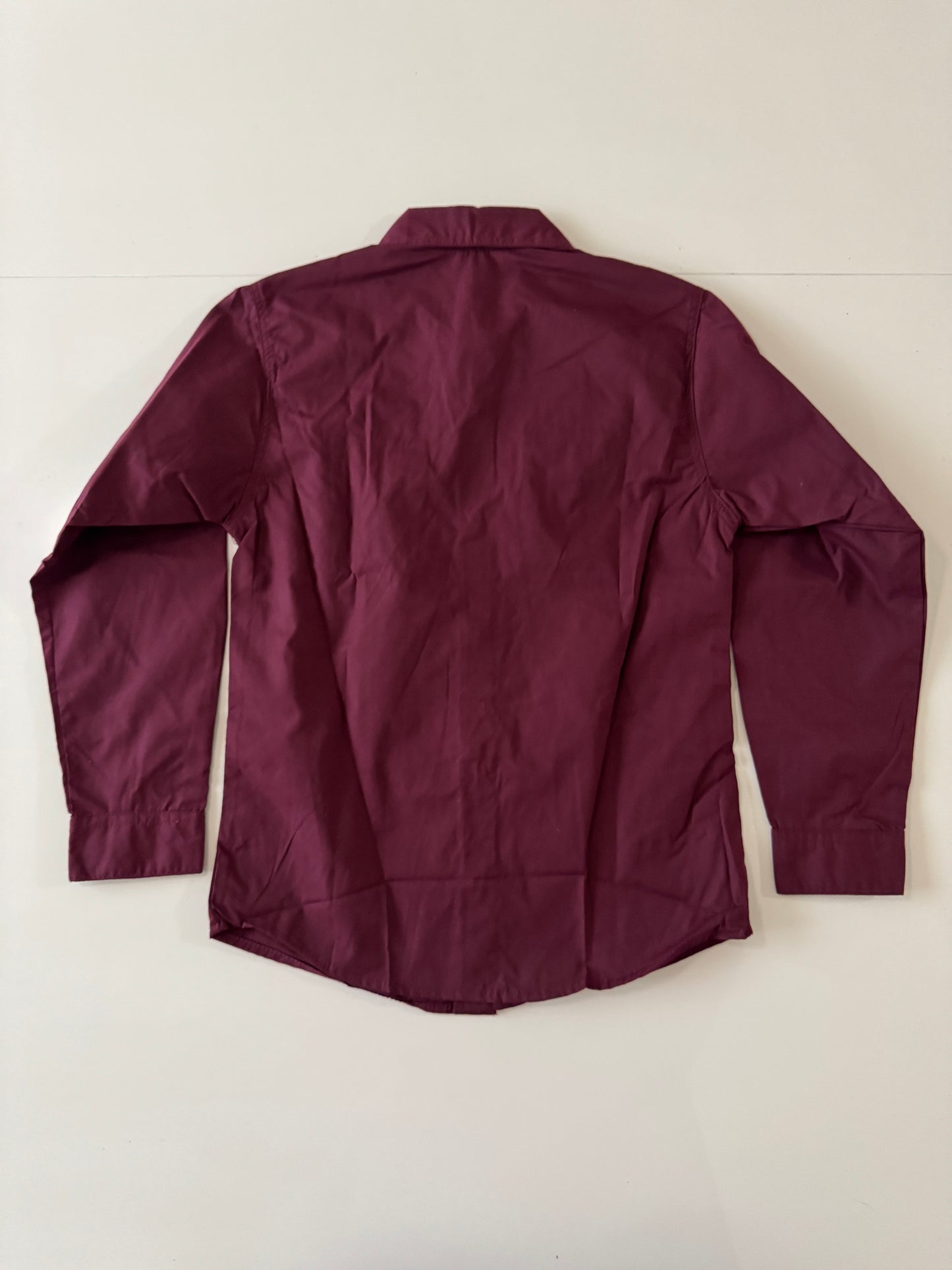 Camisa vaquera guinda, Talla 12 años, Niño, Kracto