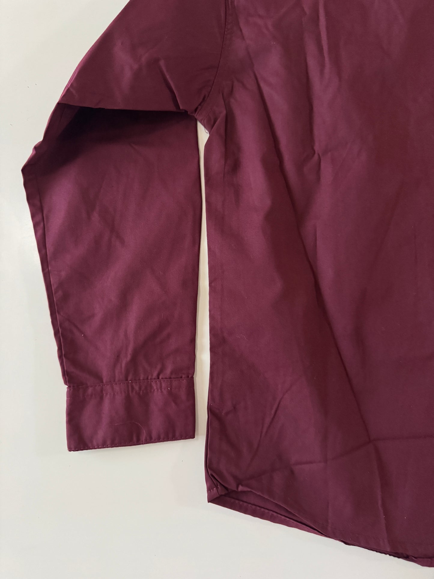 Camisa vaquera guinda, Talla 12 años, Niño, Kracto