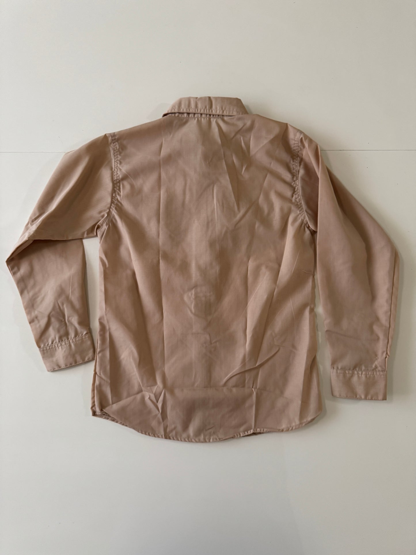 Camisa vaquera beige, Talla 12 años, Niño, Kracto
