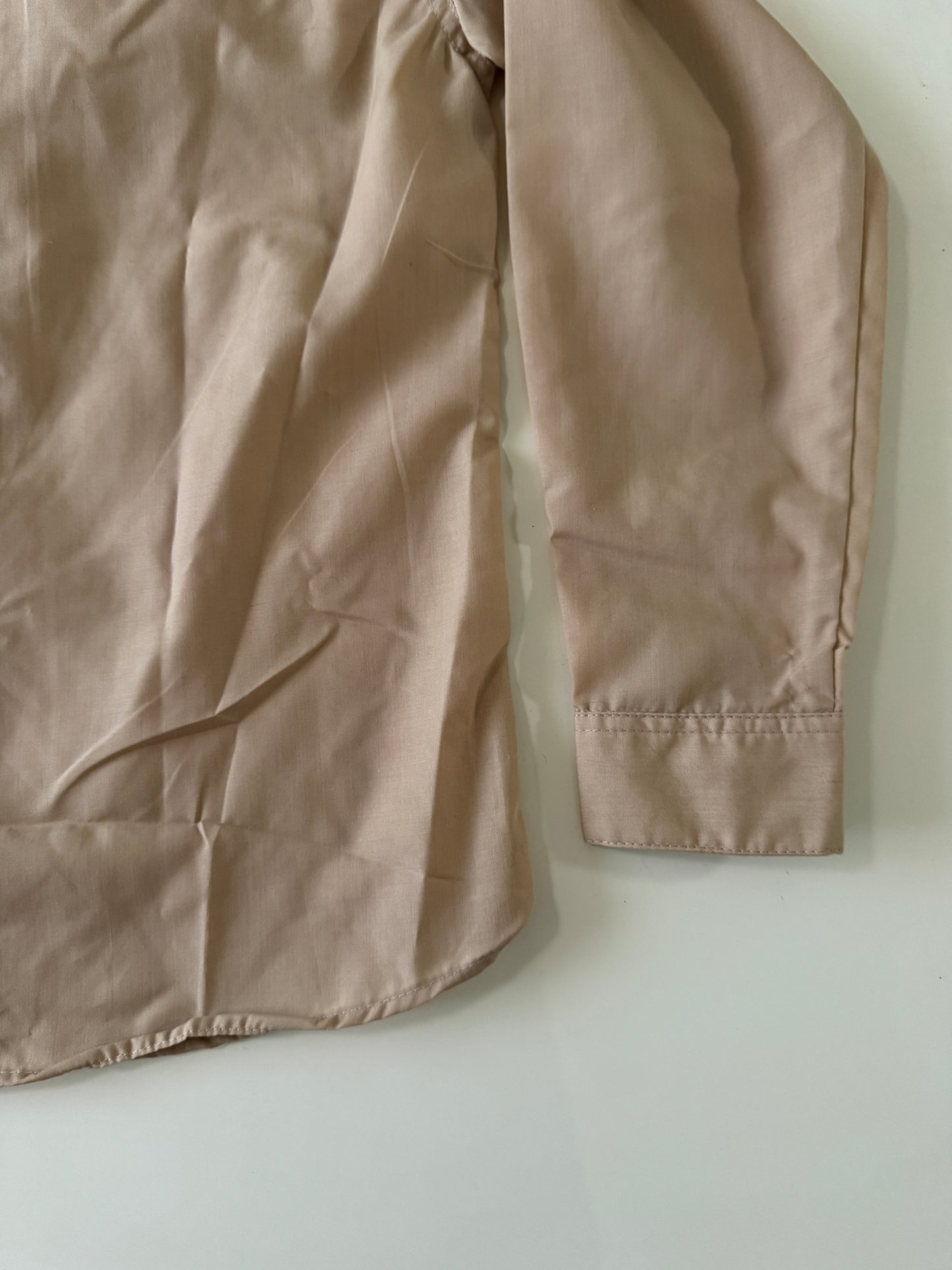 Camisa vaquera beige, Talla 12 años, Niño, Kracto