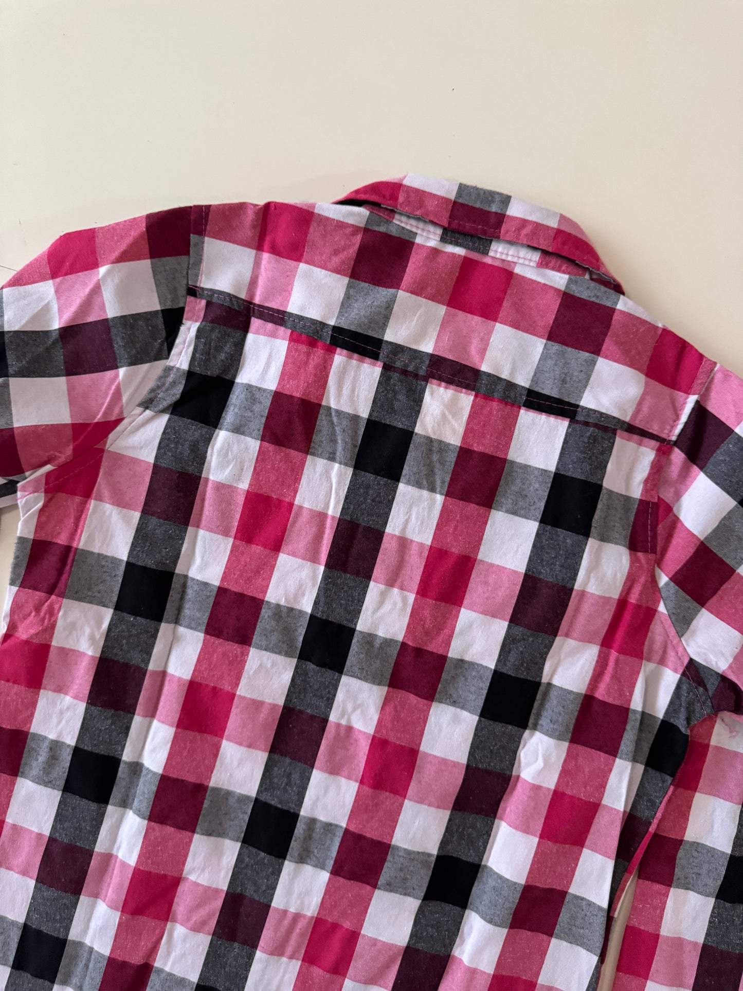 Camisa vaquera rosa manga larga, Talla 10-12 años, Niña, Facinassion