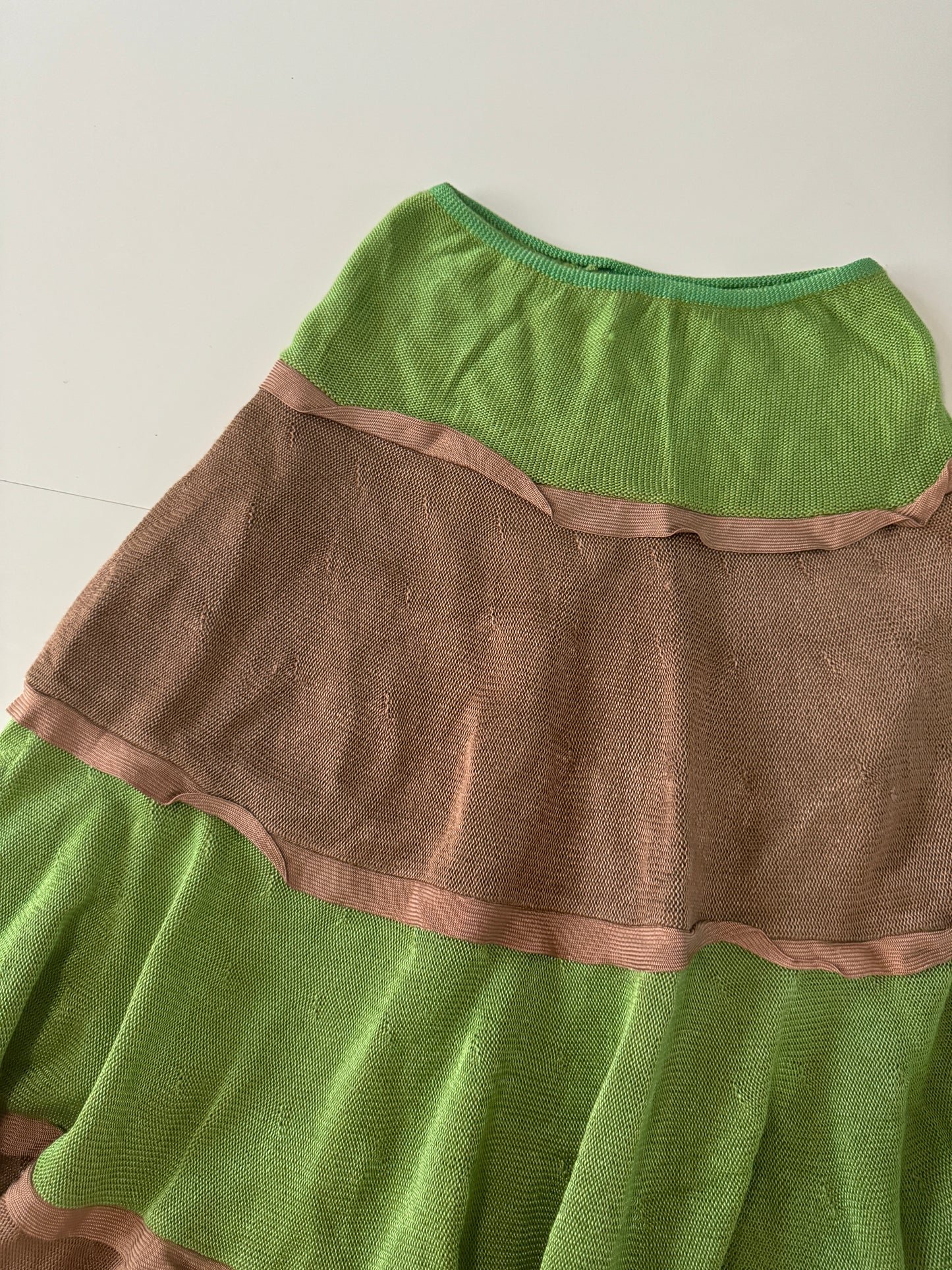 Falda tejida, Talla S, Mujer