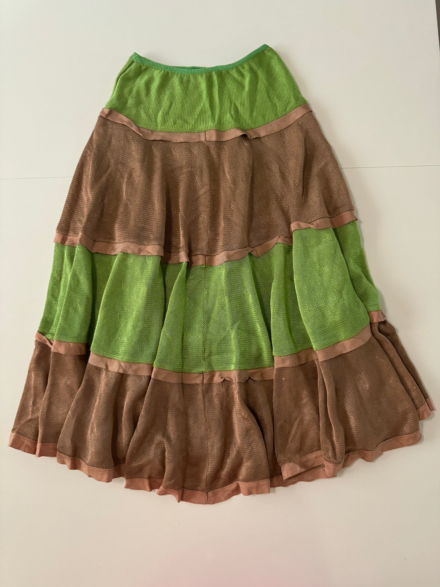 Falda tejida, Talla S, Mujer