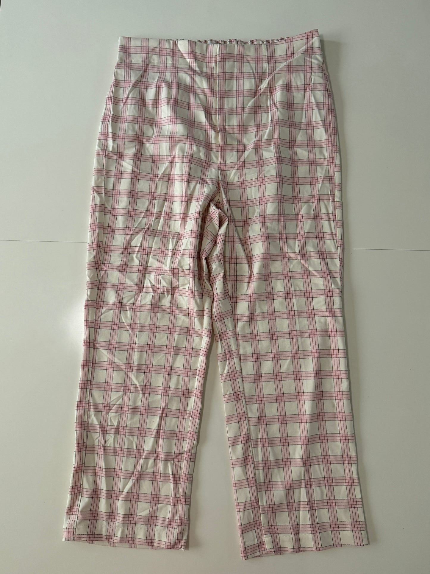 Pantalones de cuadros, Talla 12Usa, 34Mx, L, Mujer
