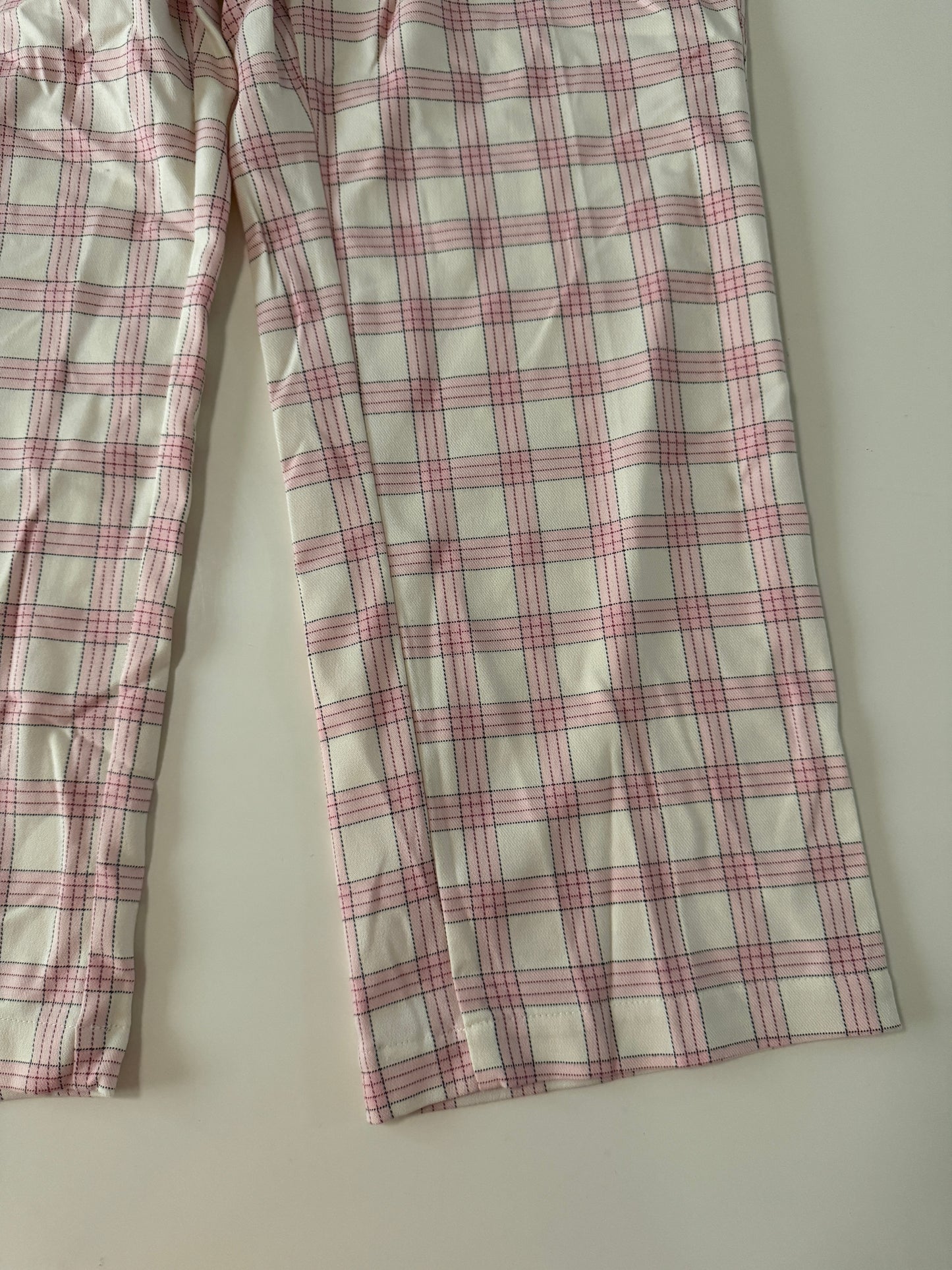 Pantalones de cuadros, Talla 12Usa, 34Mx, L, Mujer