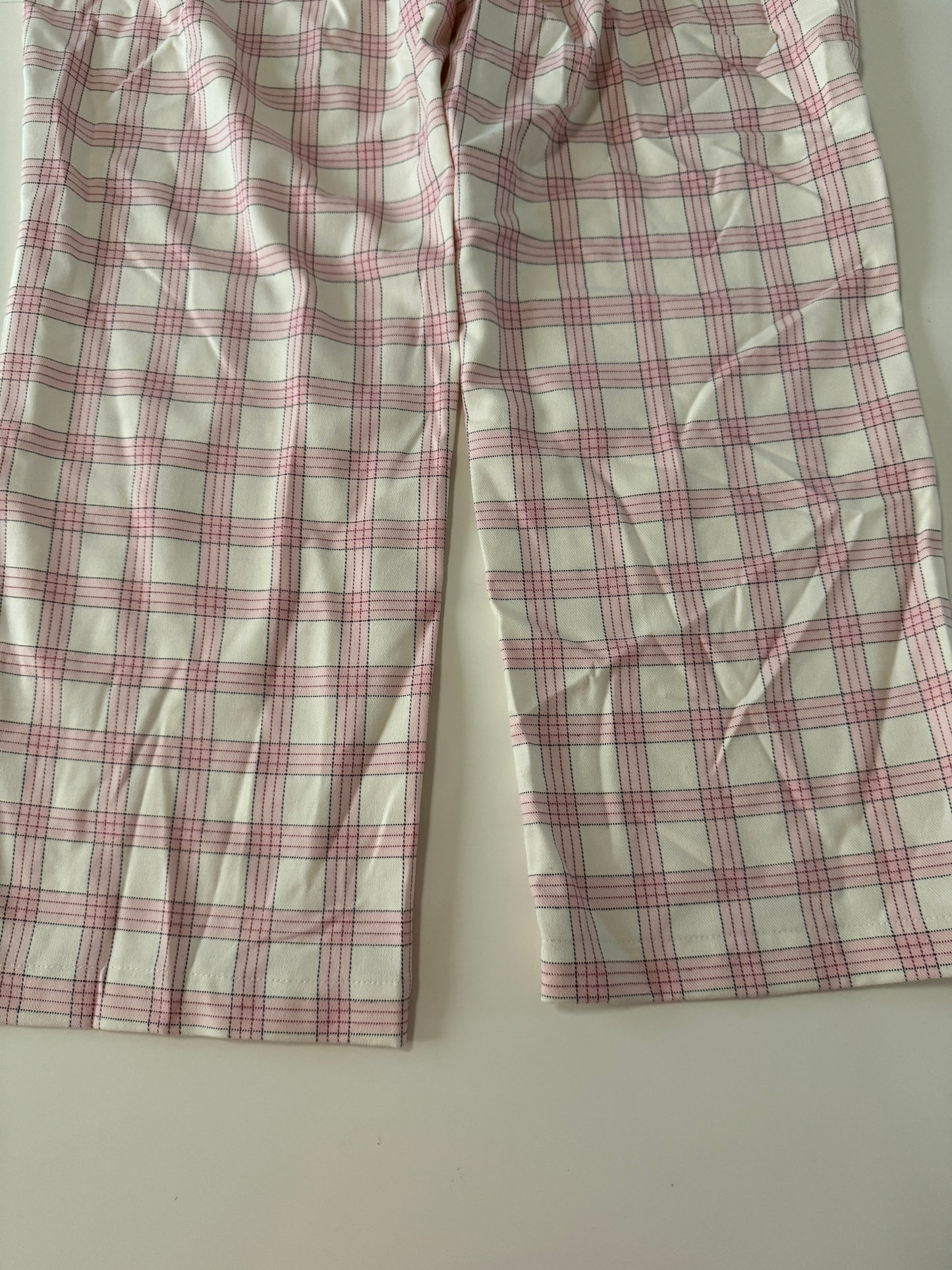 Pantalones de cuadros, Talla 12Usa, 34Mx, L, Mujer
