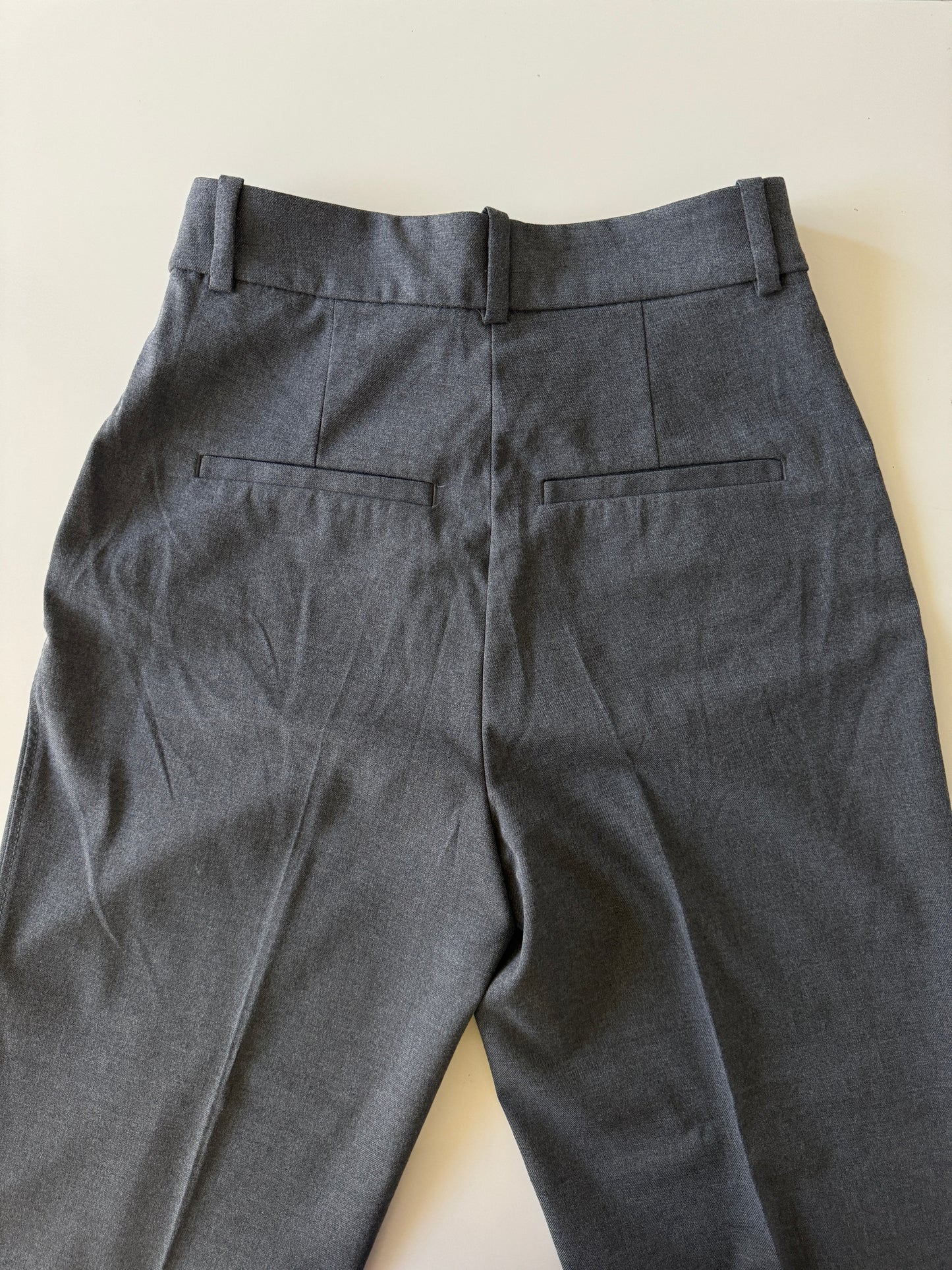 Pantalones de vestir grises, Talla 8, M, Mujer