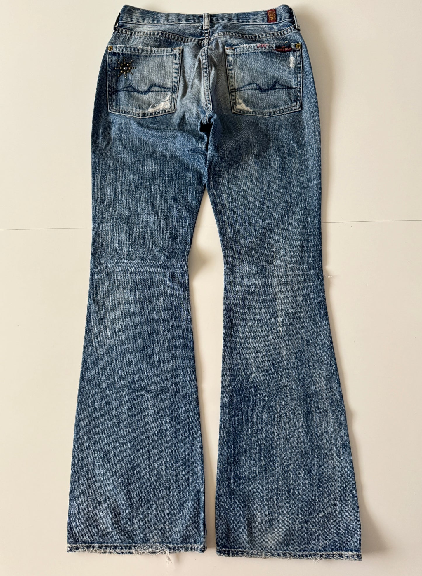 Jeans low rise, Talla 26, S, Mujer
