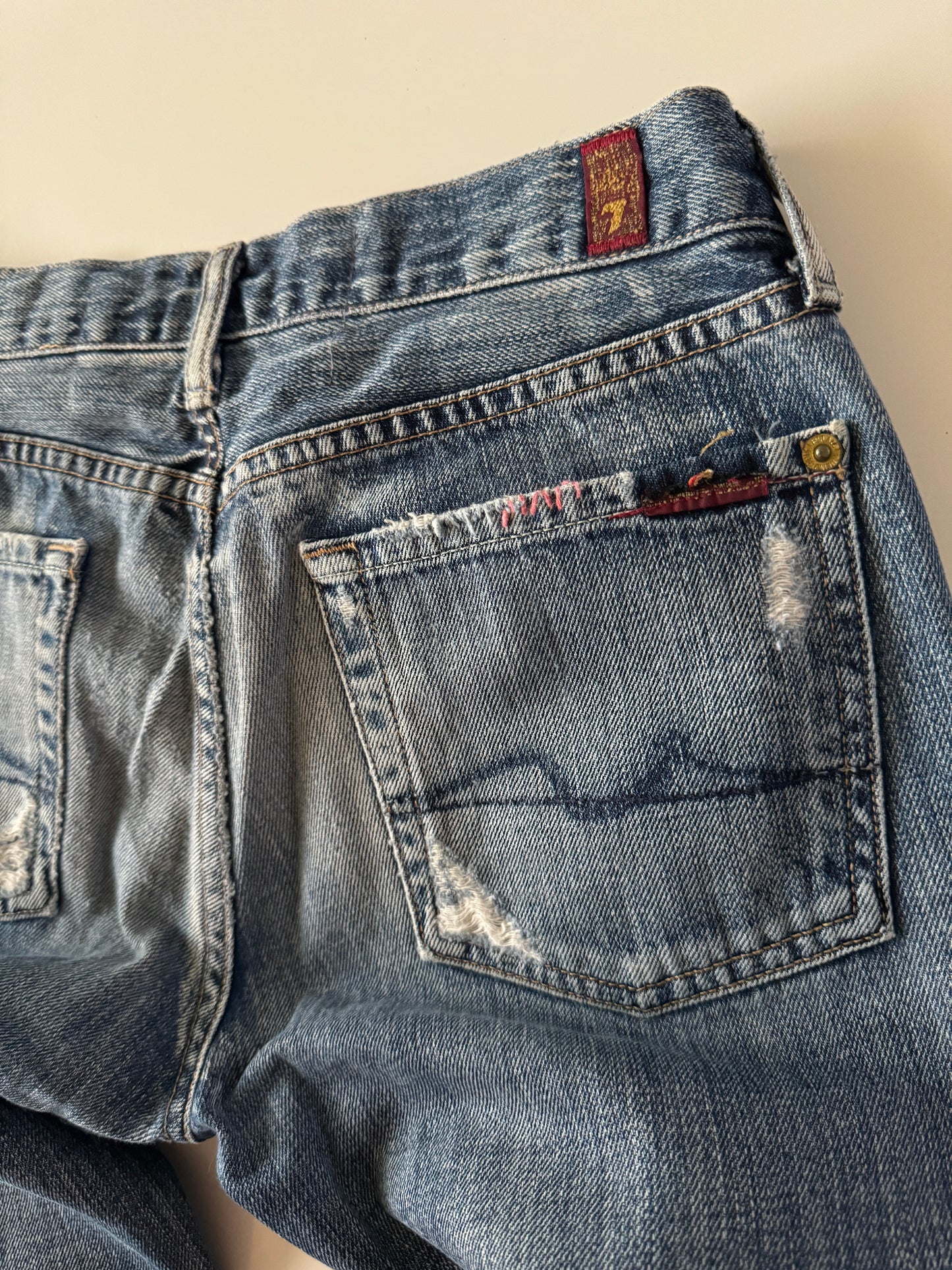 Jeans low rise, Talla 26, S, Mujer