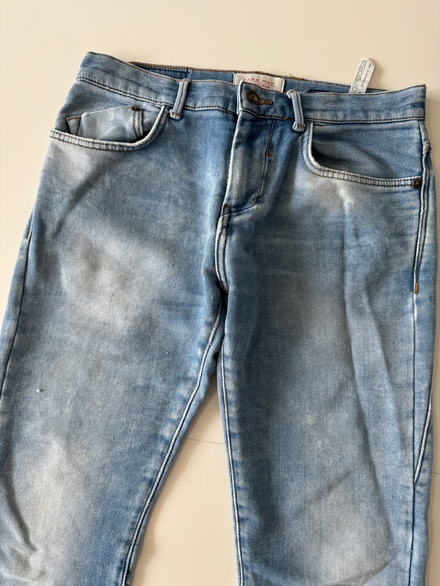 Jeans deslavados, Talla 30, S, Hombre