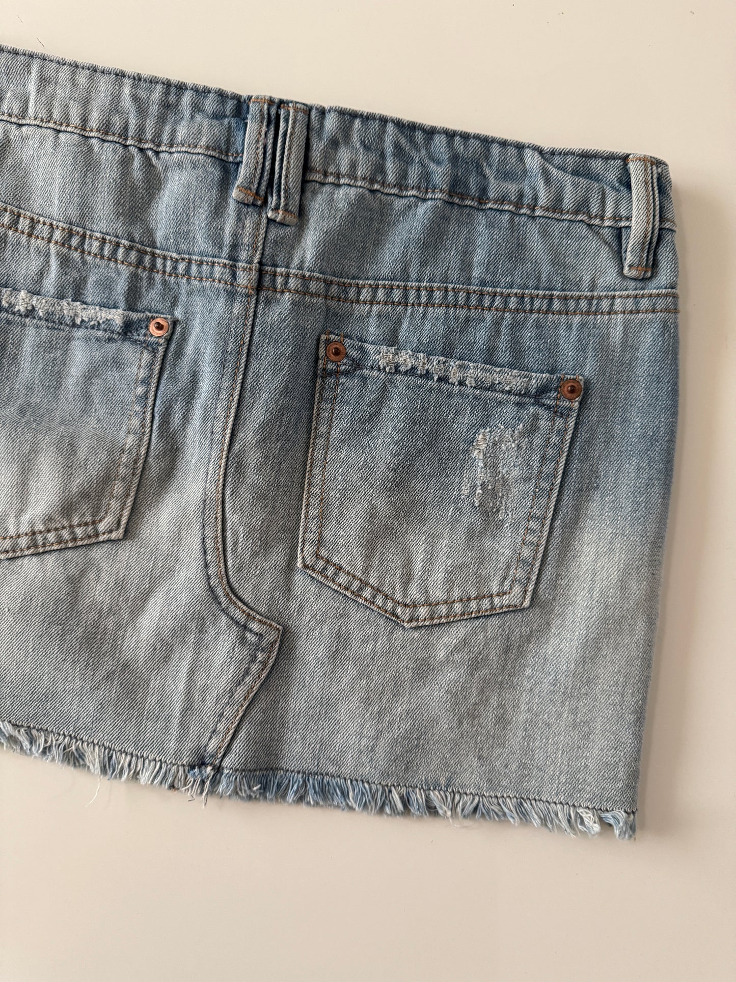 Mini falda de mezclilla, Talla 3, S, Mujer, Highway