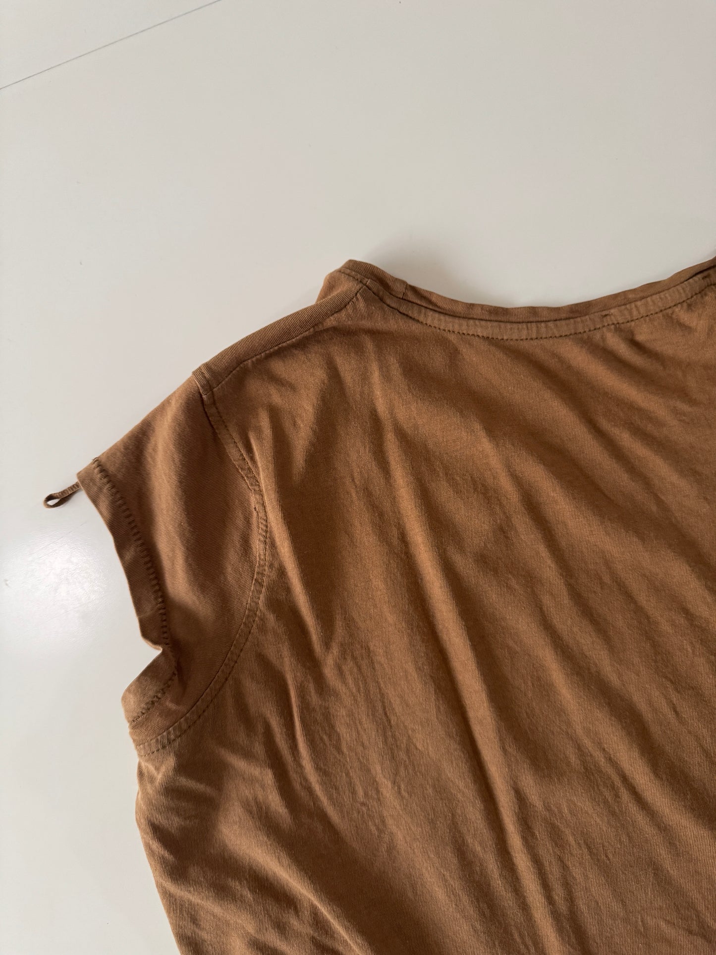 Playera crop oversized, Talla S, Mujer, Zara Organic Cotton