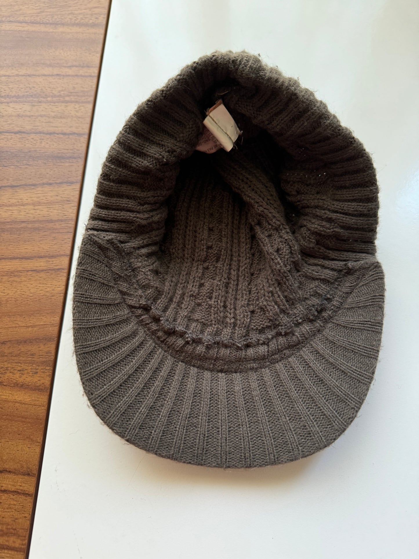 Gorro verde militar, Talla M, Unisex