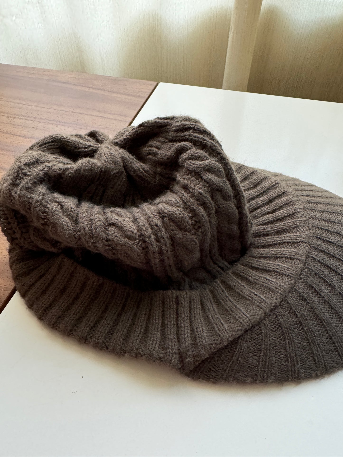 Gorro verde militar, Talla M, Unisex