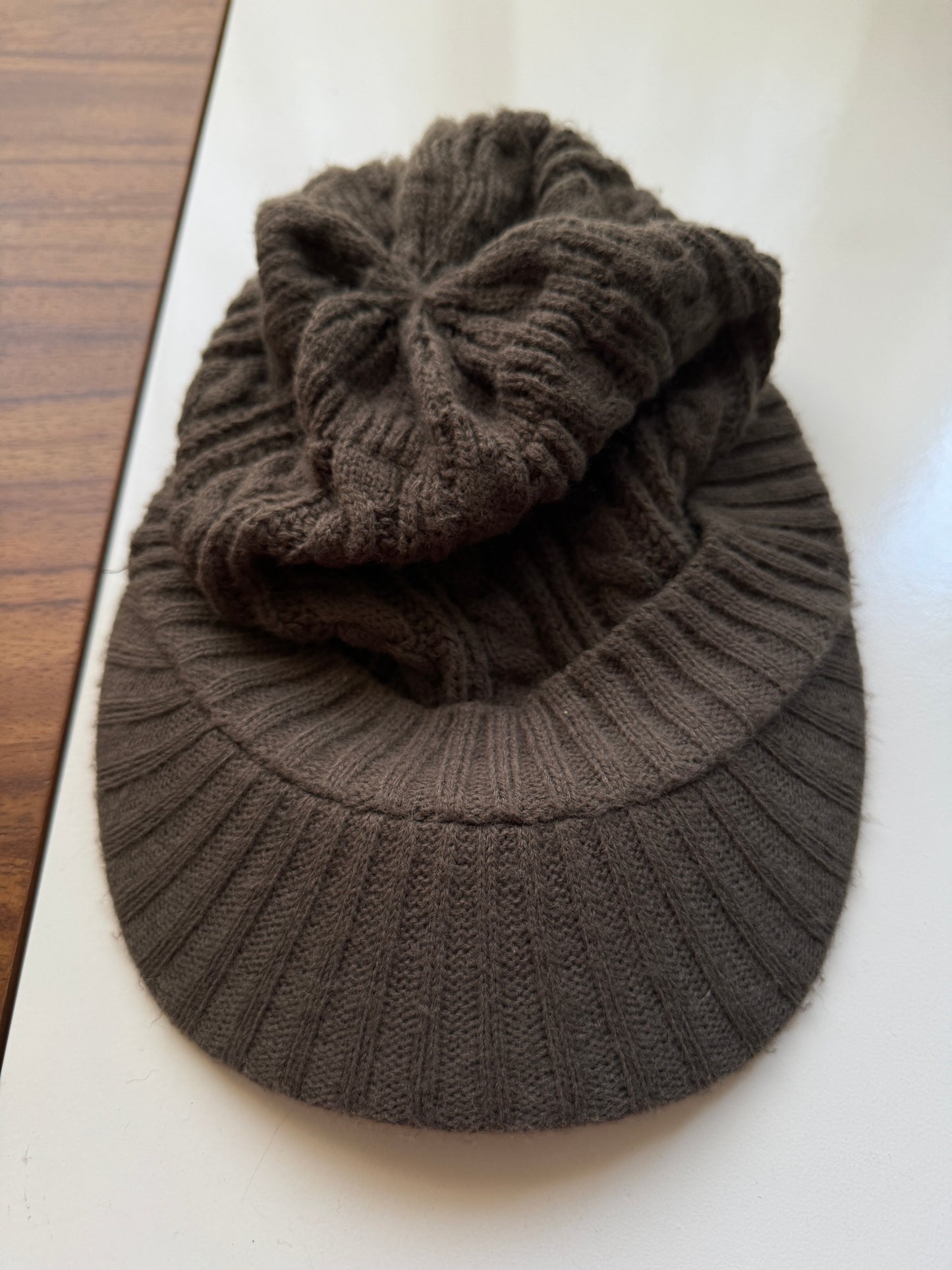 Gorro verde militar, Talla M, Unisex