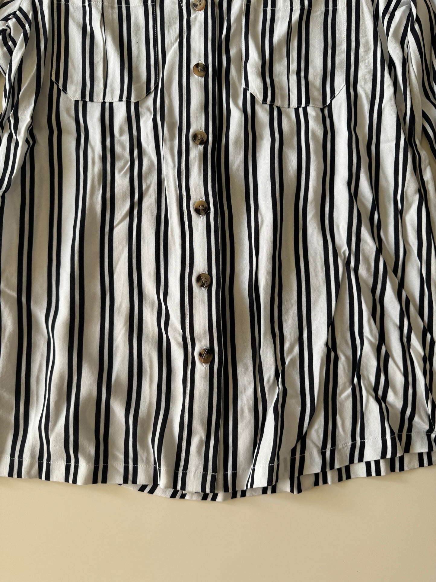Camisa de rayas, Talla XS, 24, Mujer