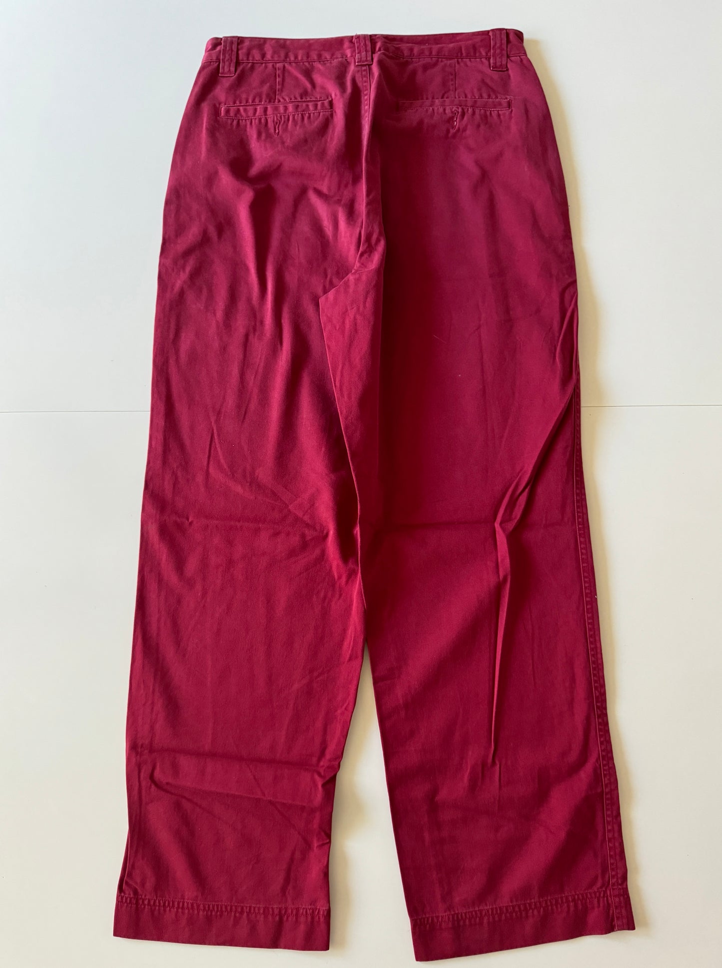 Pantalones vintage rojos, Talla 32x32, Hombre
