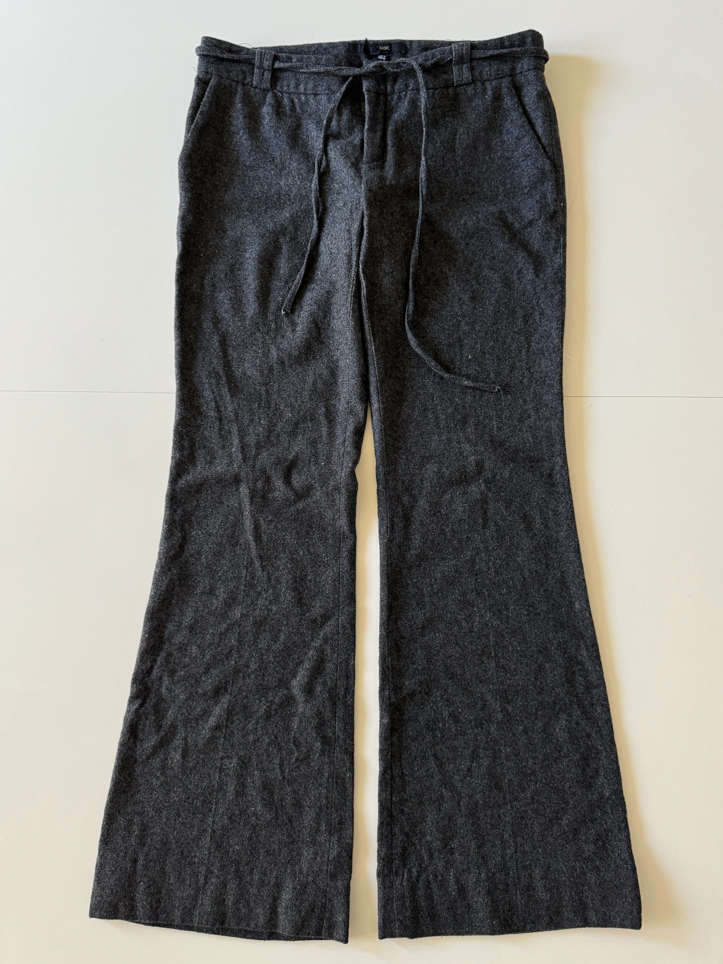 Pantalones grises de invierno, Talla 26Mx, 4Usa, S, Mujer