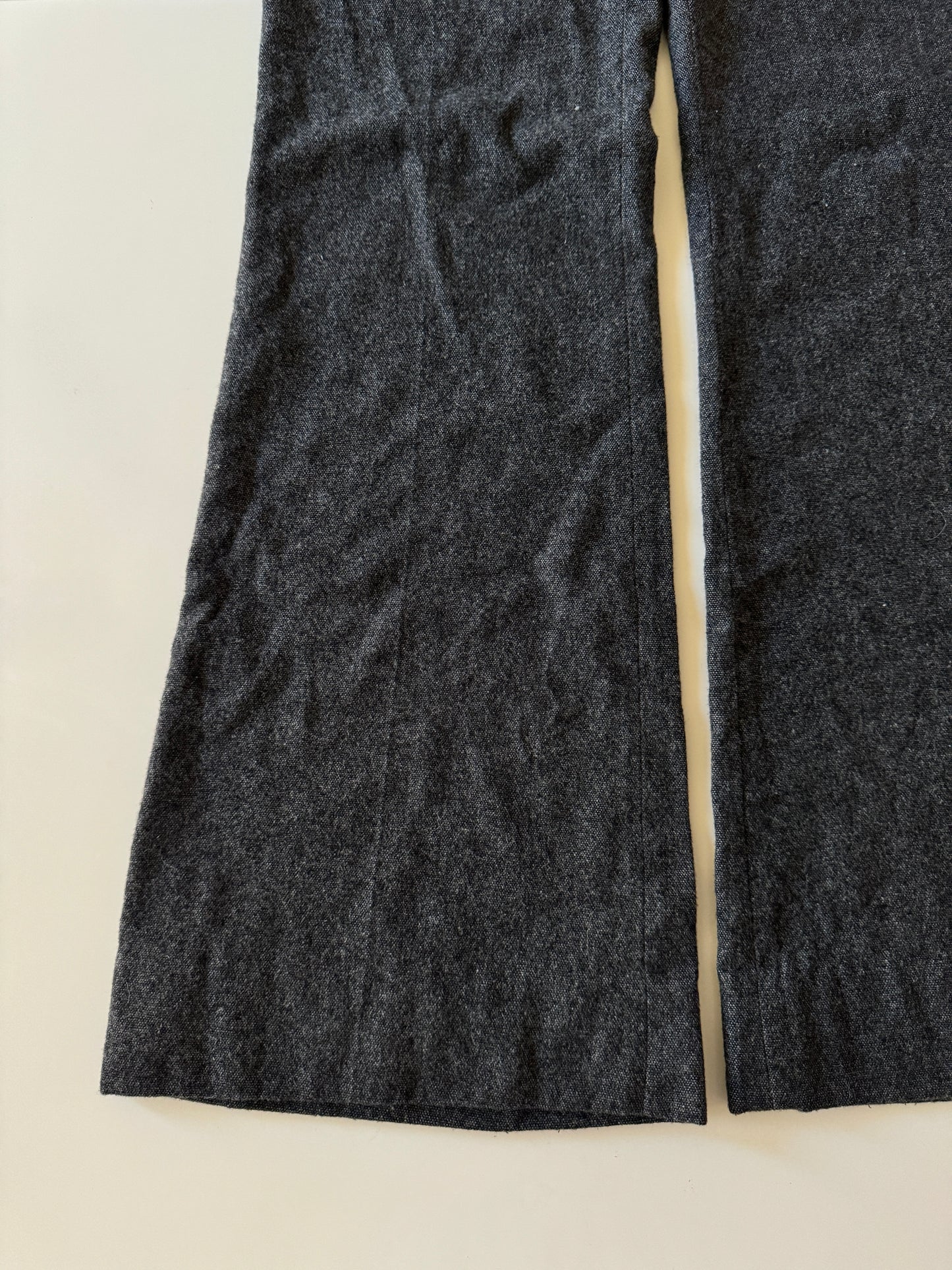 Pantalones grises de invierno, Talla 26Mx, 4Usa, S, Mujer