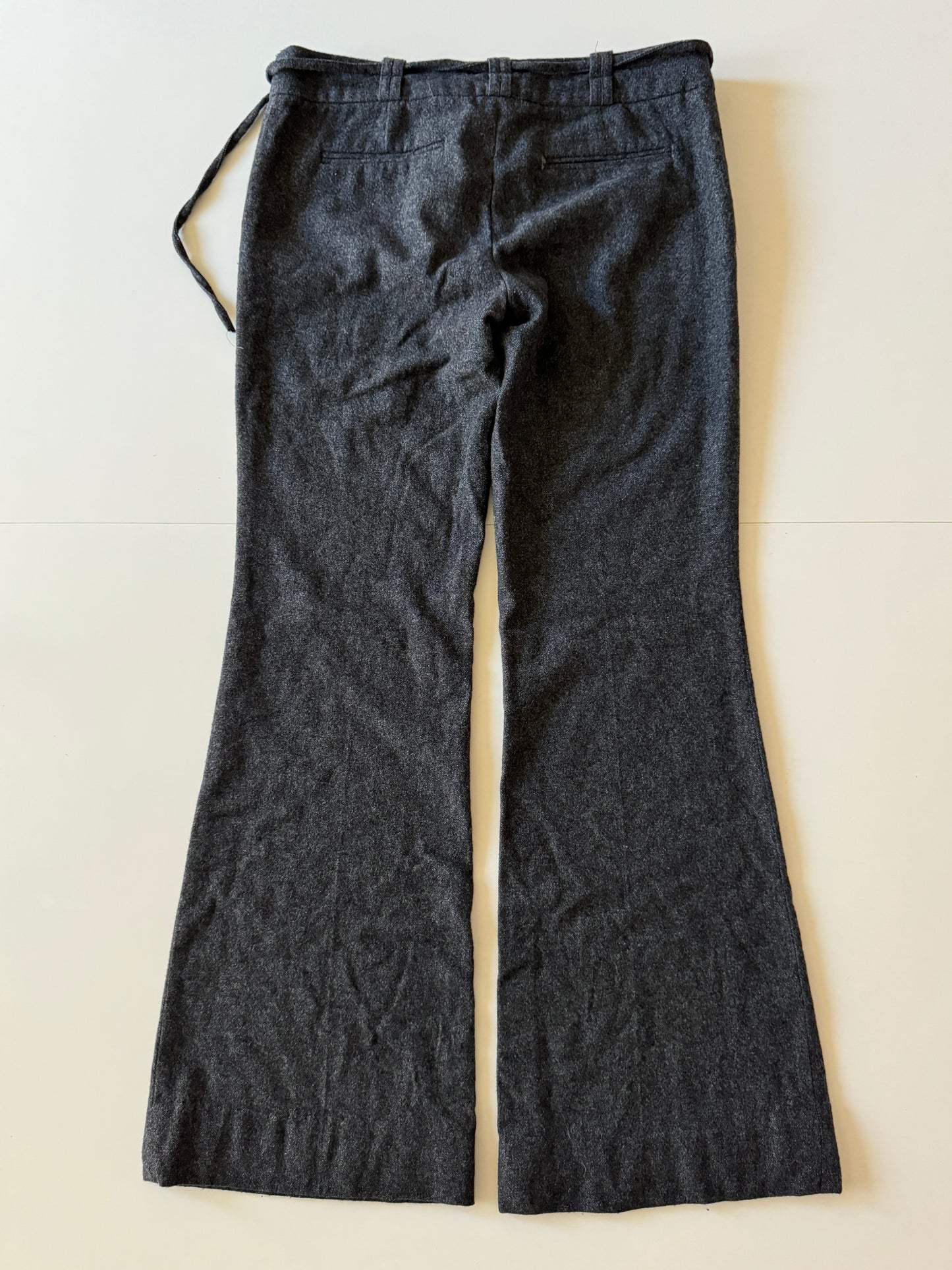 Pantalones grises de invierno, Talla 26Mx, 4Usa, S, Mujer