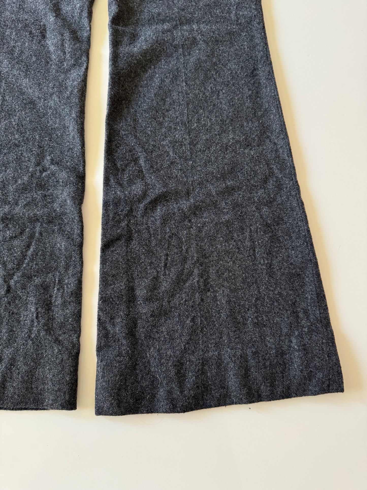 Pantalones grises de invierno, Talla 26Mx, 4Usa, S, Mujer