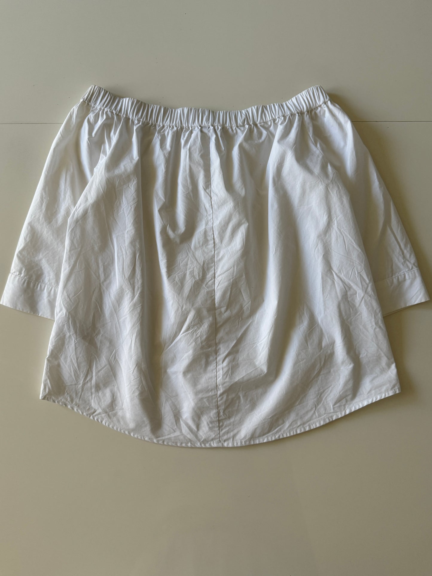 Camisa de algodon blanca, Talla M, 6Usa, Mujer