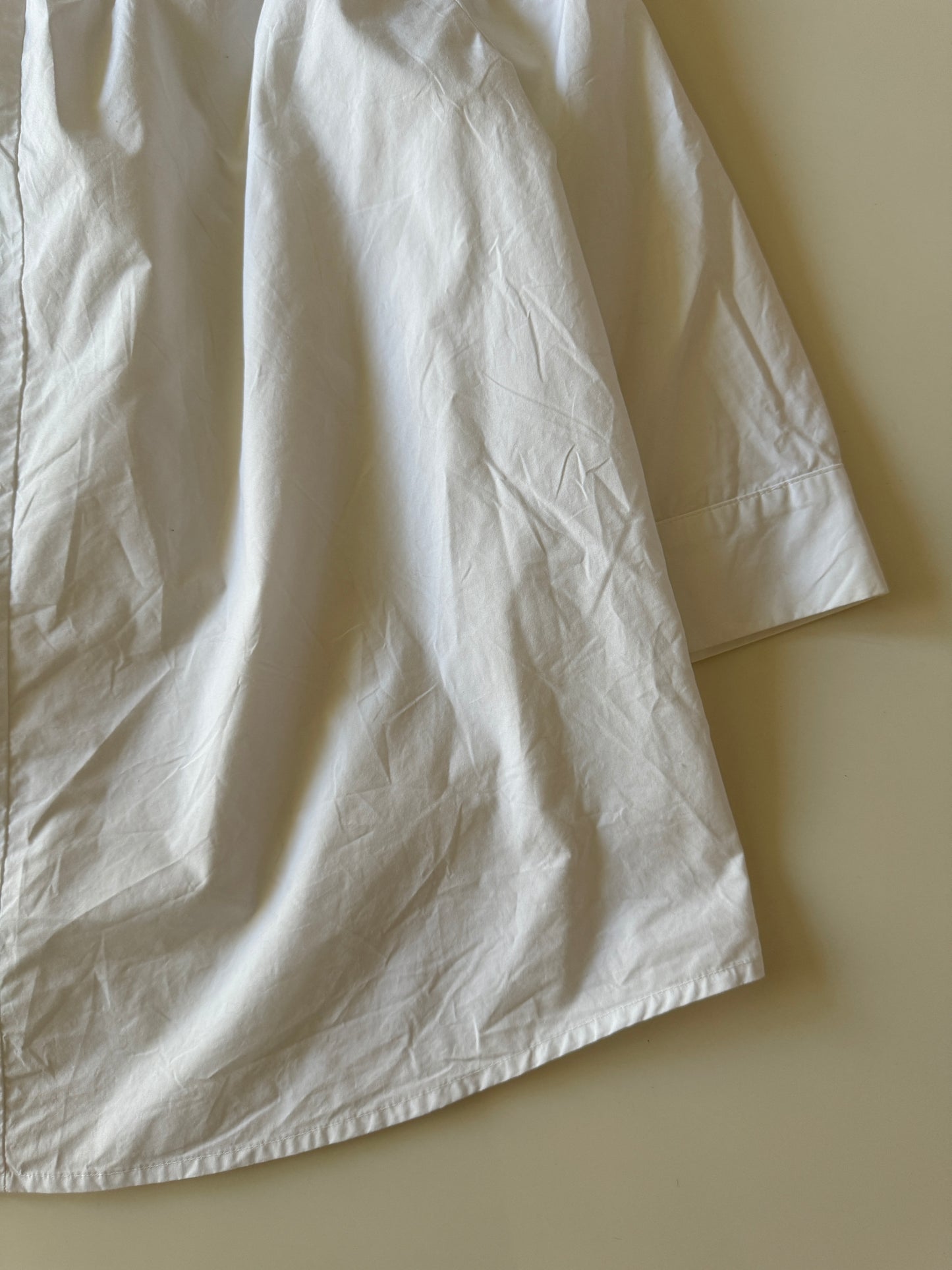 Camisa de algodon blanca, Talla M, 6Usa, Mujer
