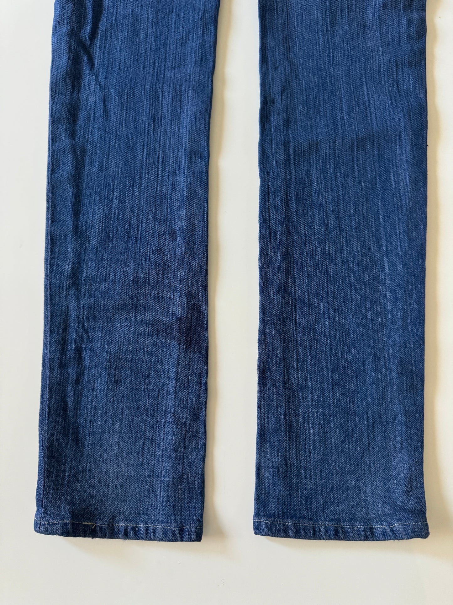 Jeans low rise azul oscuro, Talla 2 Reg, Mujer