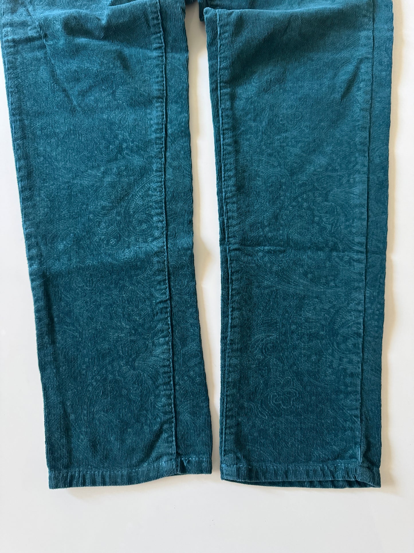Pantalones de corduroy estampado, Talla 4R, M, Mujer