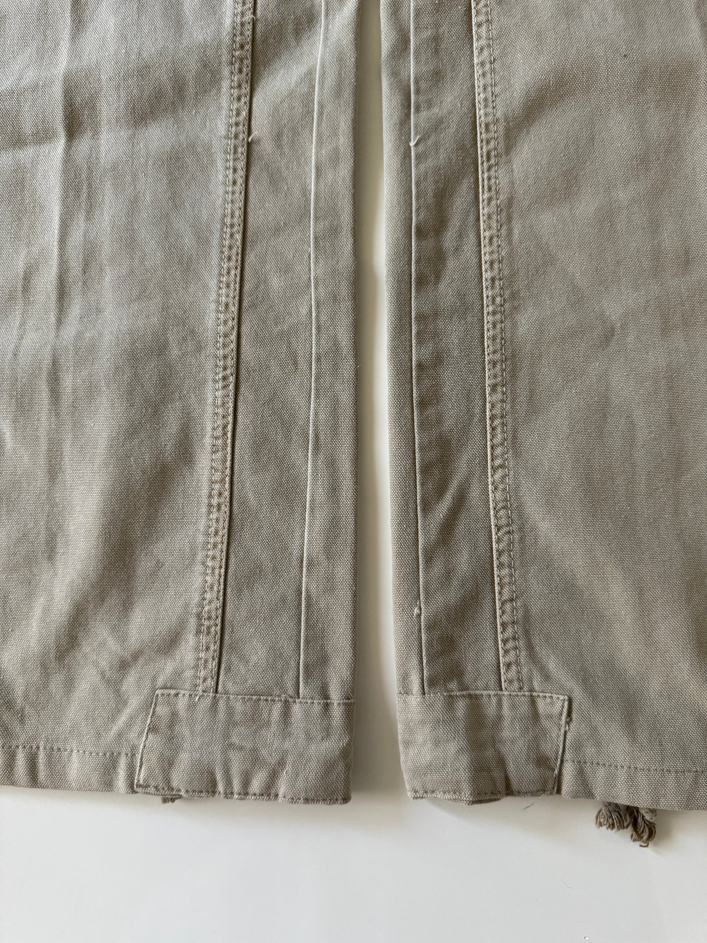 Jeans beige Y2K, Talla 28Mx, 38Eur, Mujer