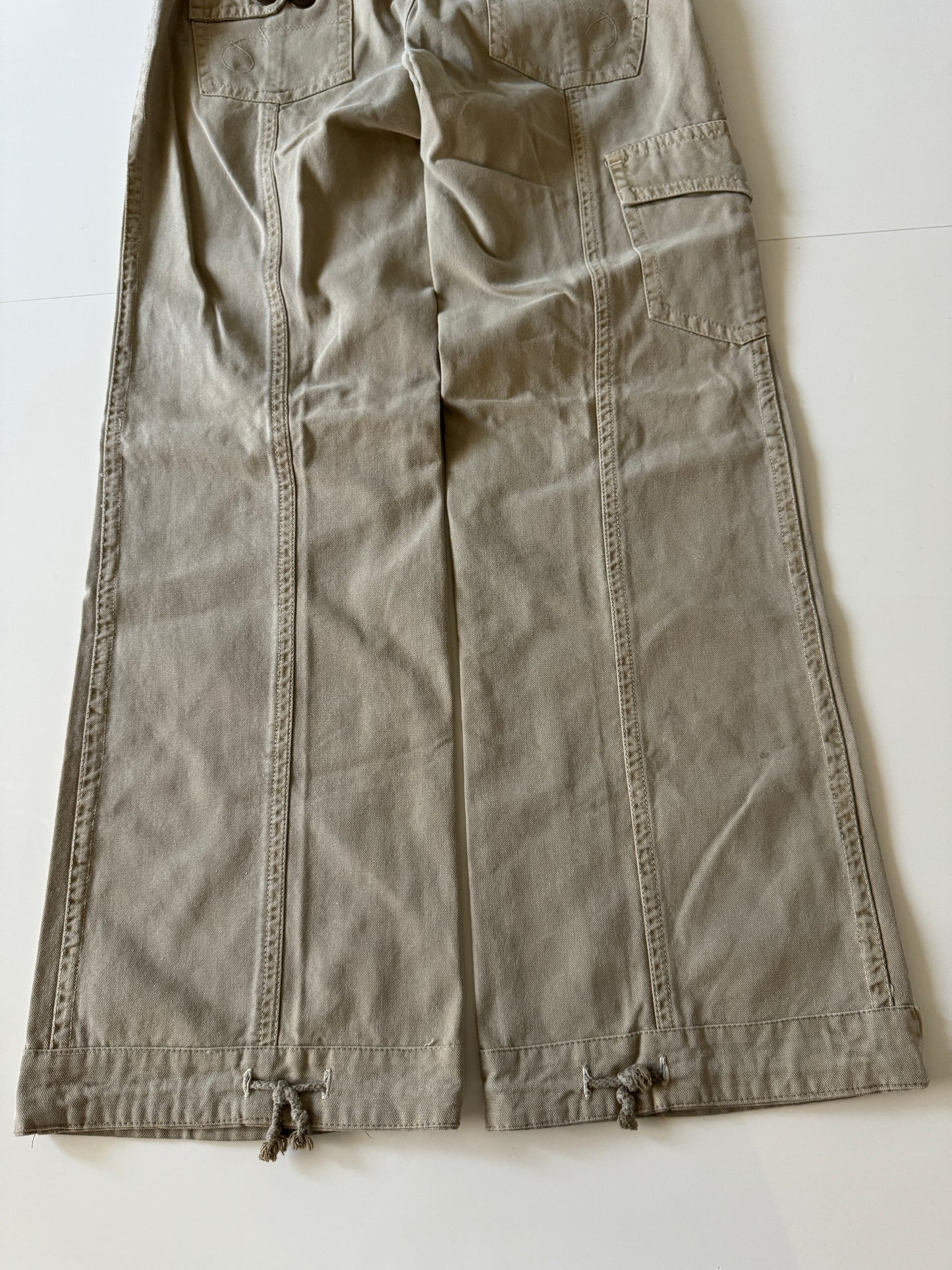 Jeans beige Y2K, Talla 28Mx, 38Eur, Mujer