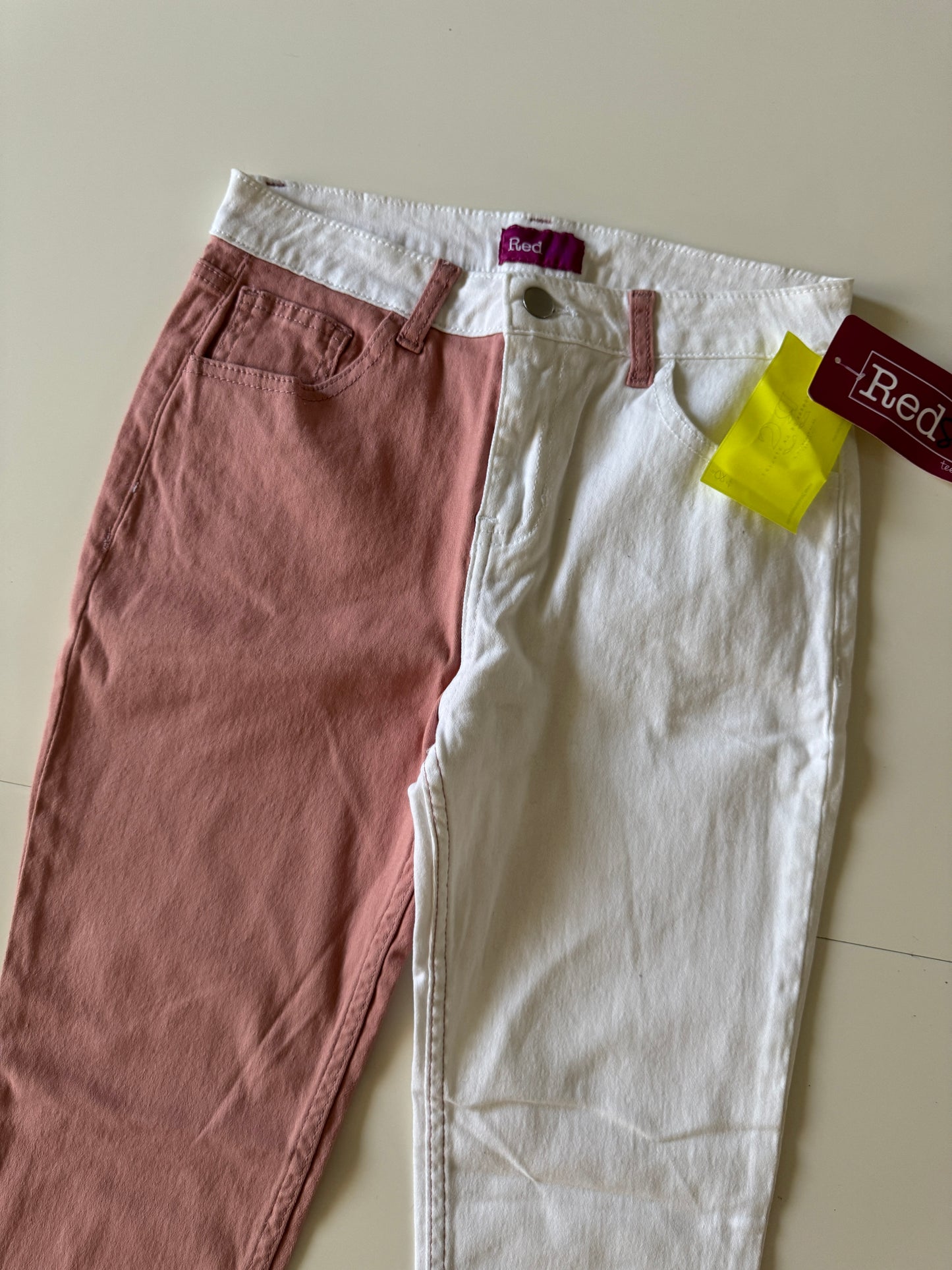 Skinny bicolores, Talla 18 Teen, XS Mujer