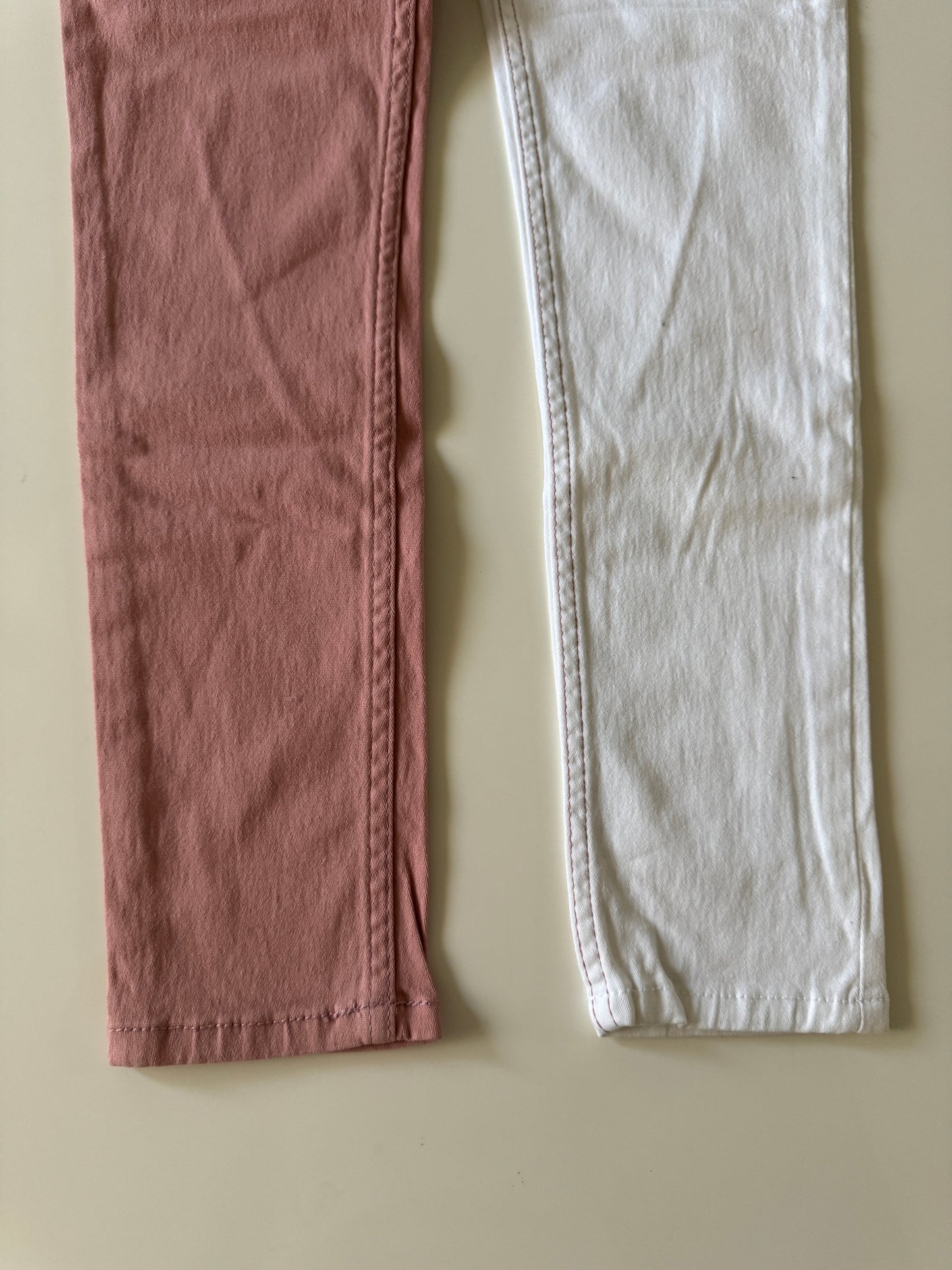 Skinny bicolores, Talla 18 Teen, XS Mujer