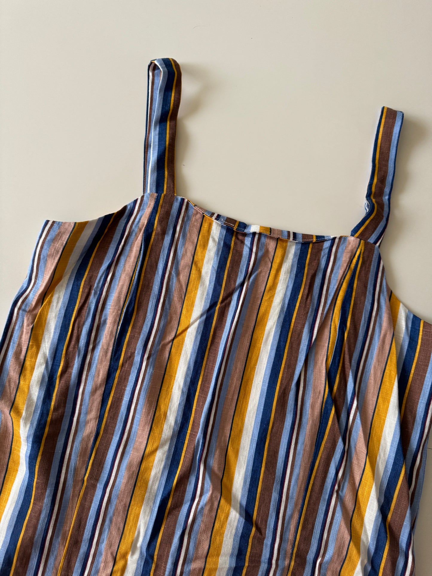 Vestido corto de rayas, Talla S, Mujer