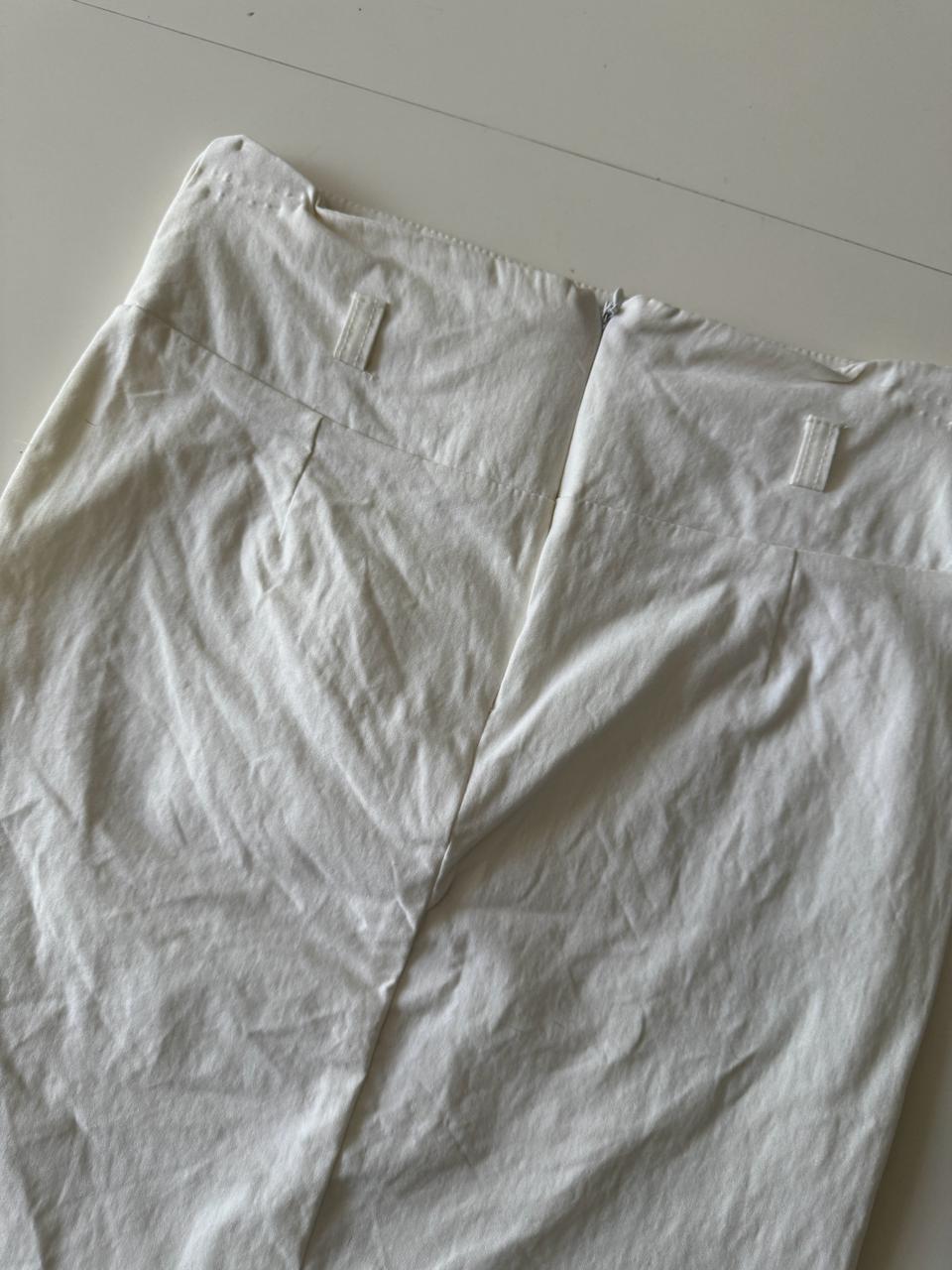 Falda blanca, Talla XS, Mujer