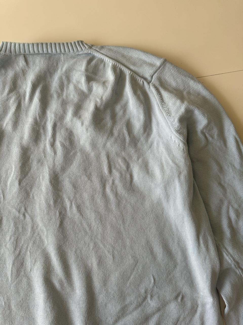 Cardigan celeste, Talla S, Mujer